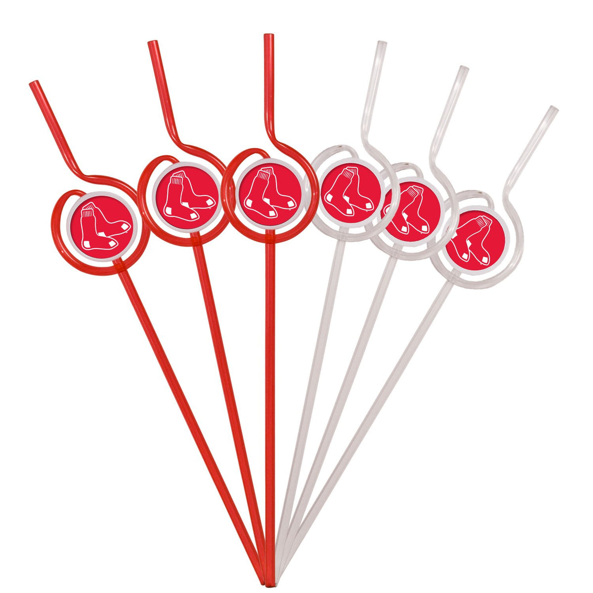 Mlb Boston Red Sox Six Pack Team Sip Sport Straws – Homenkitchenshop