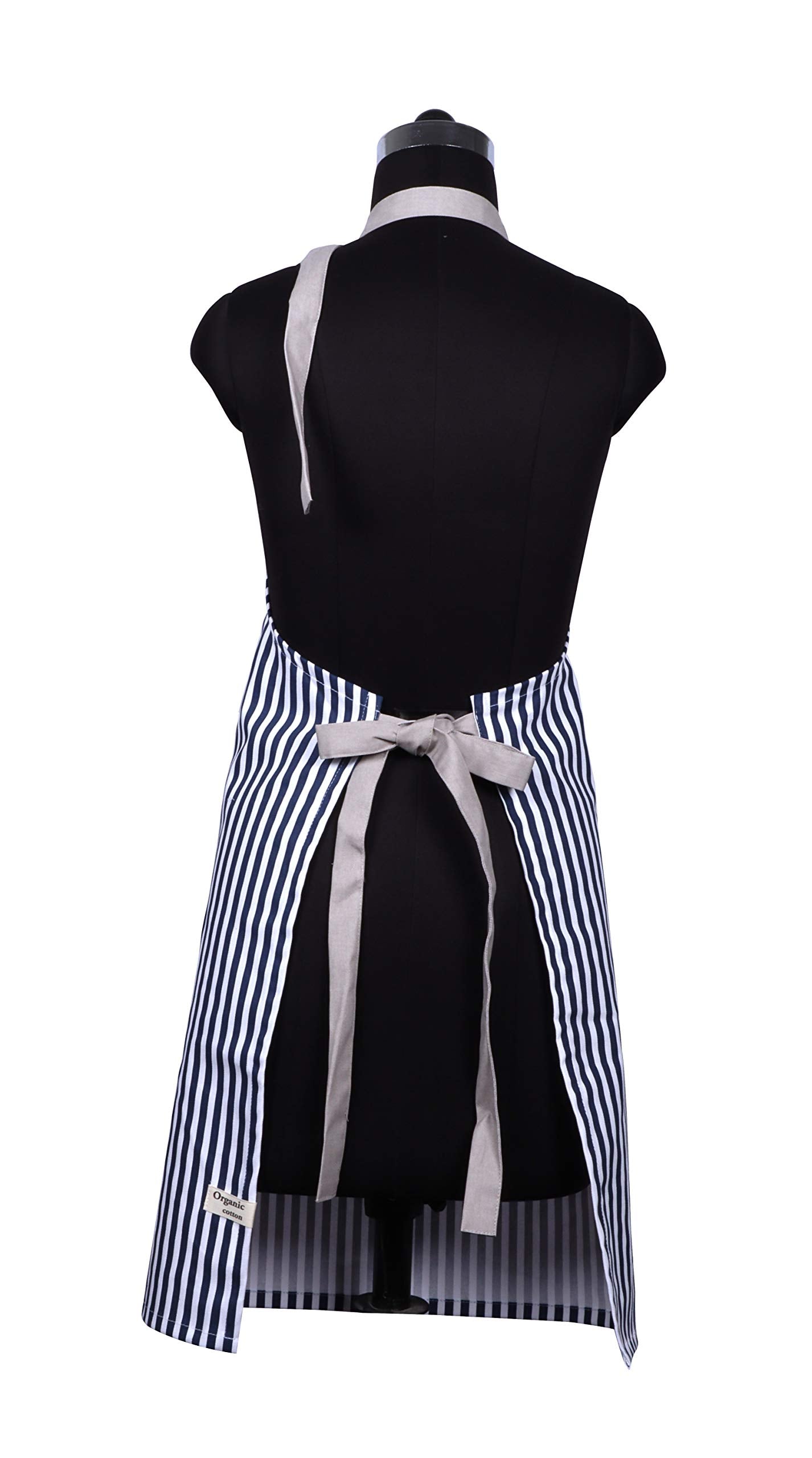 Amour Infini Cotton Aprons For Women With Pockets Adjustable Strap And Waist Ties Washable Printed Aprons For Baking, Cooking, G
