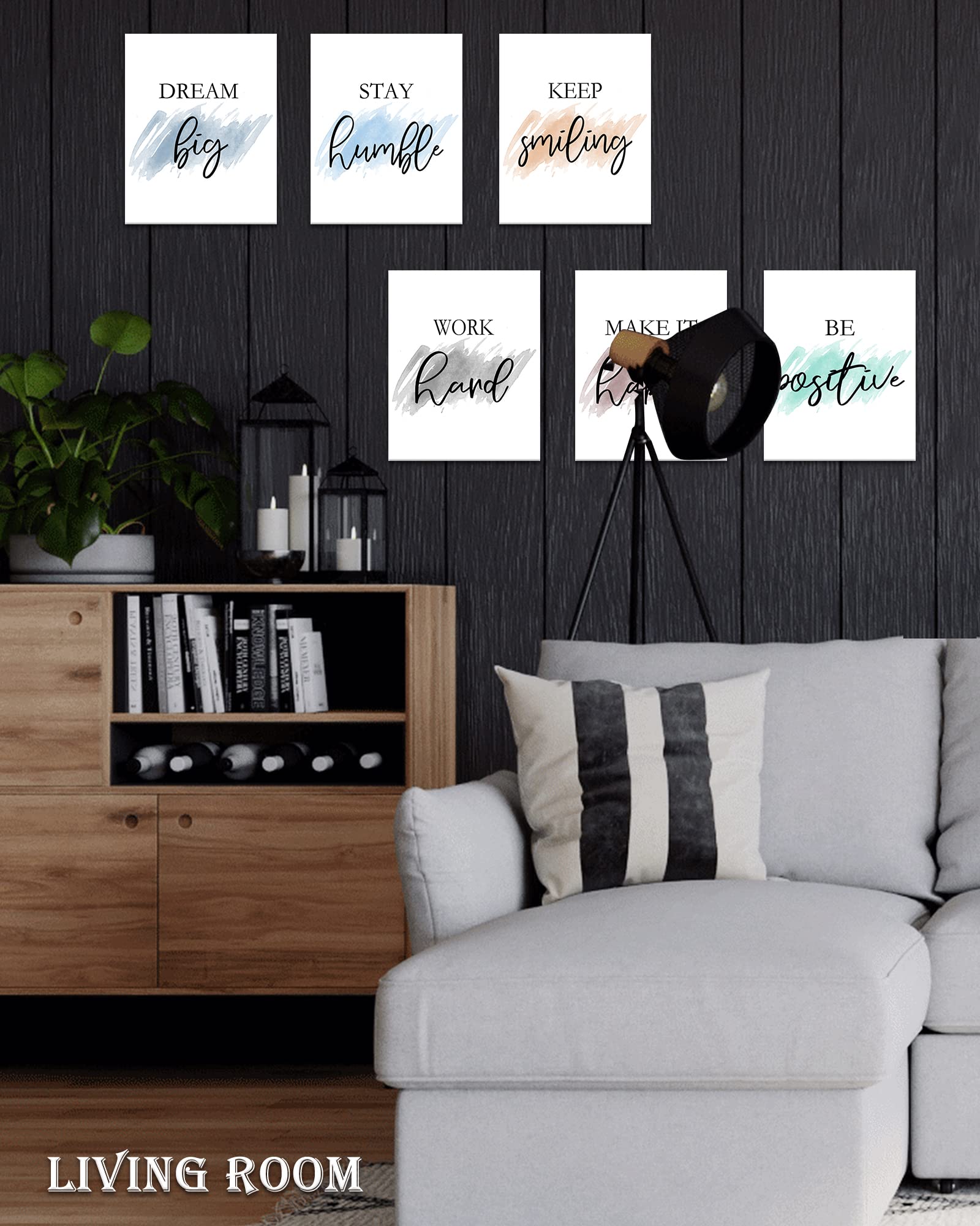 ???????????? Motivational Wall Decor Inspirational Office Wall Art Quotes Wall Art For Living Room Encouraging Canvas Posters Fo