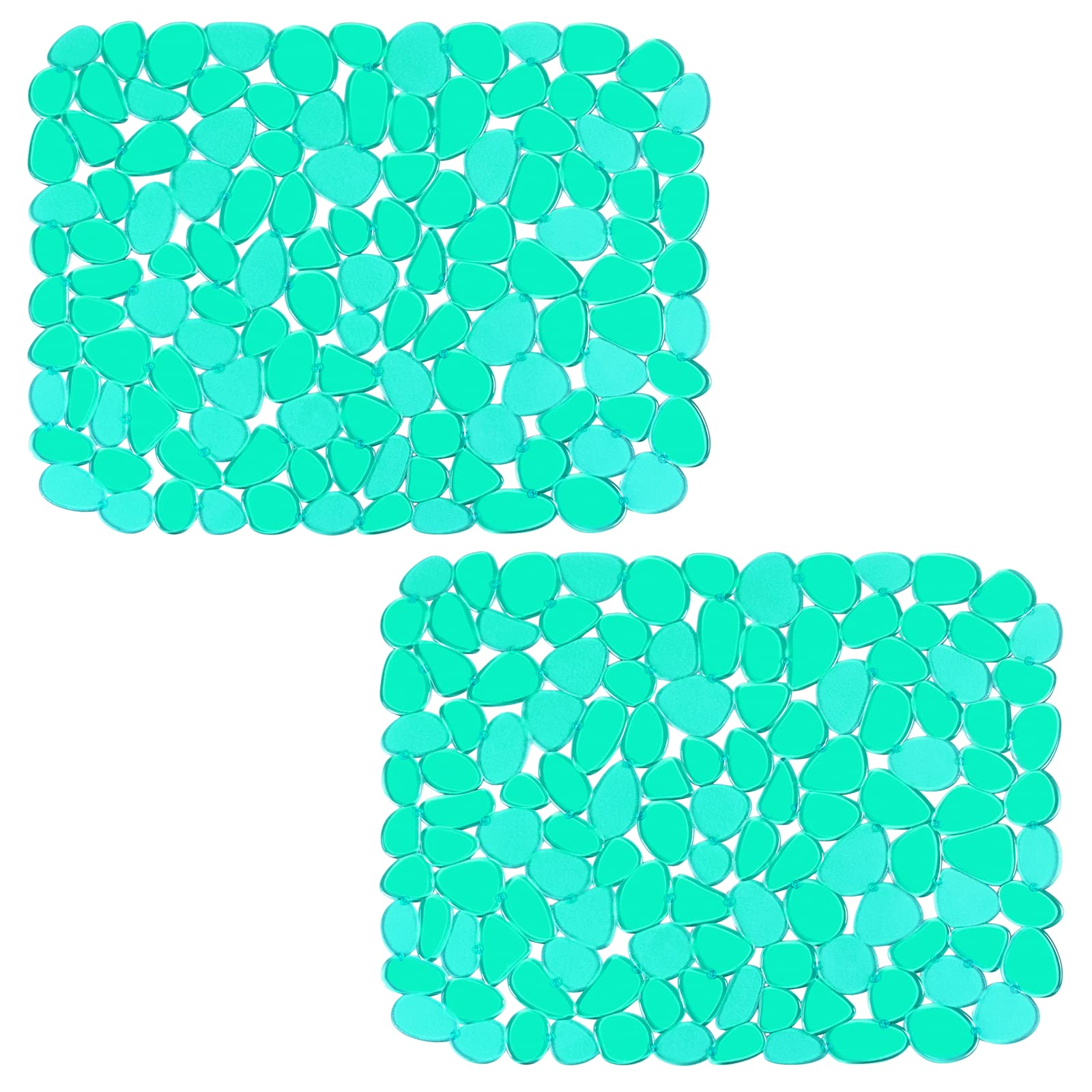 Bligli Pebble Sink Mat for Stainless Steel/Ceramic Sinks, PVC Eco-Friendly Sink Protectors for Bottom of Kitchen Sink, Dishes an