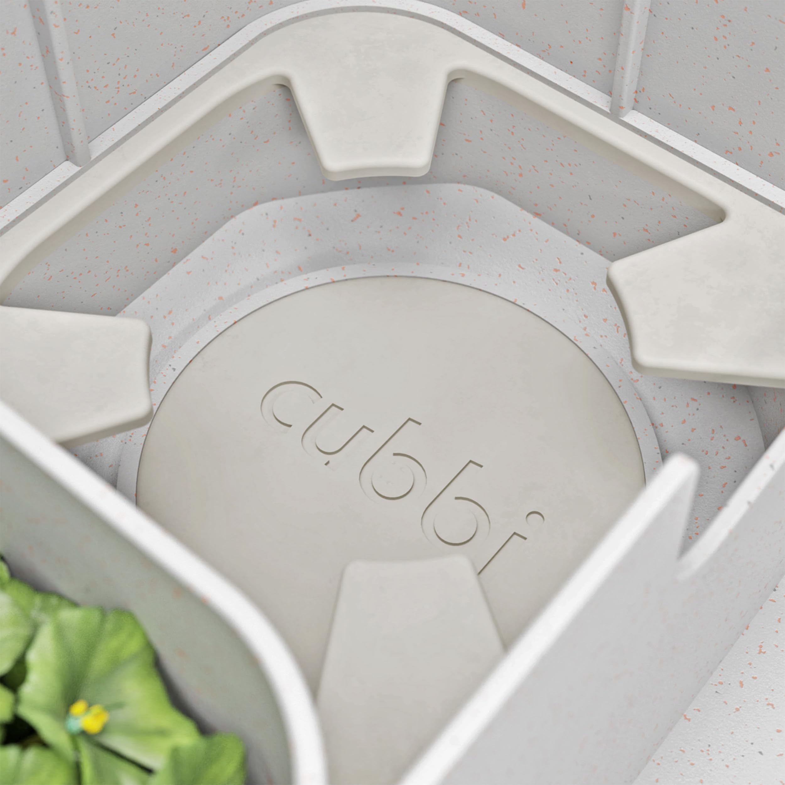 Cubbi - Airtight Box With Tray - Silicone Seals - 100% Air-Tight Storage Box With Accessories - White