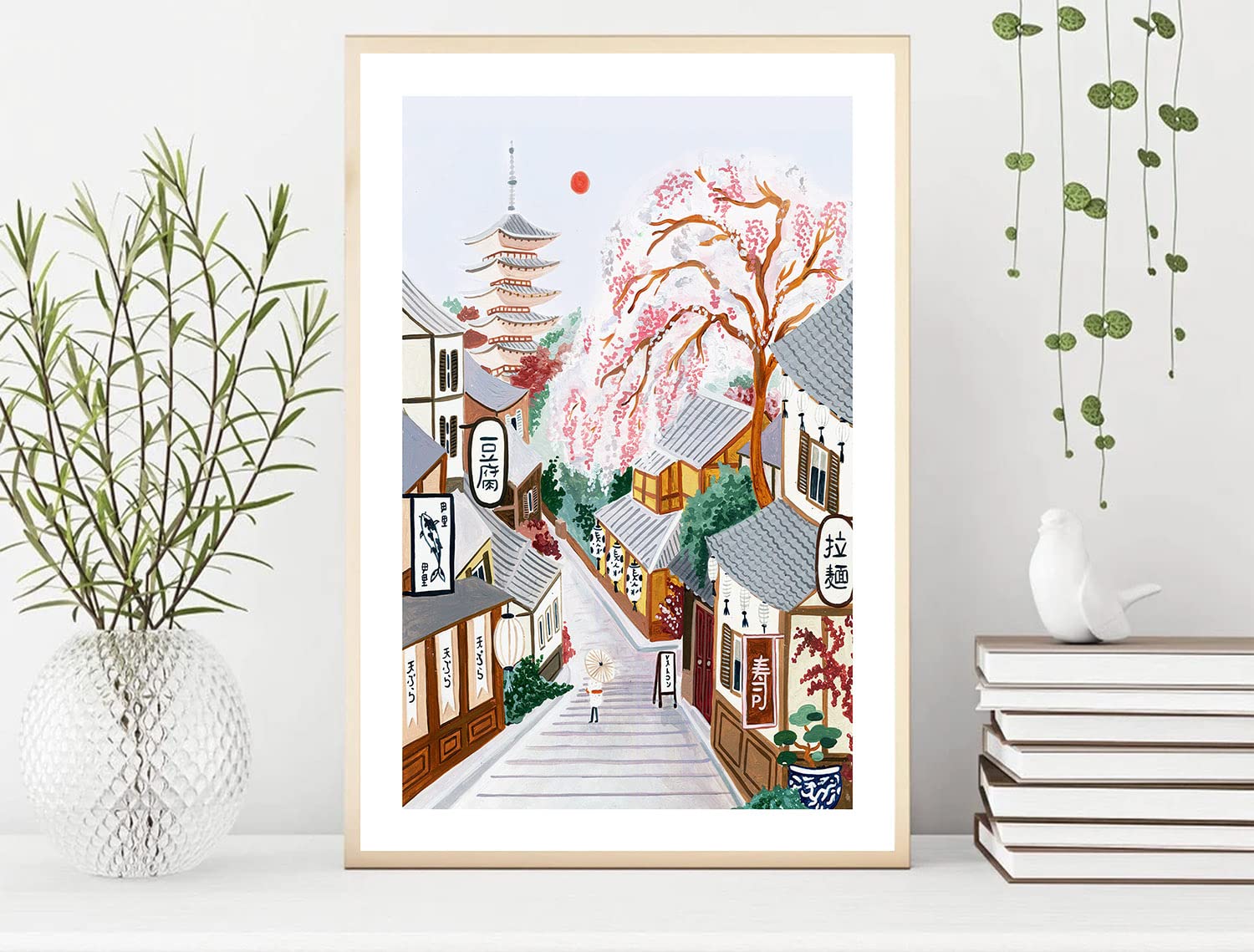 Kyoto Art Print, Japan Travel Poster, Kyoto Poster, Japanese Print, Japan Print, Travel Print, Travel Poster, Housewarming Gift,