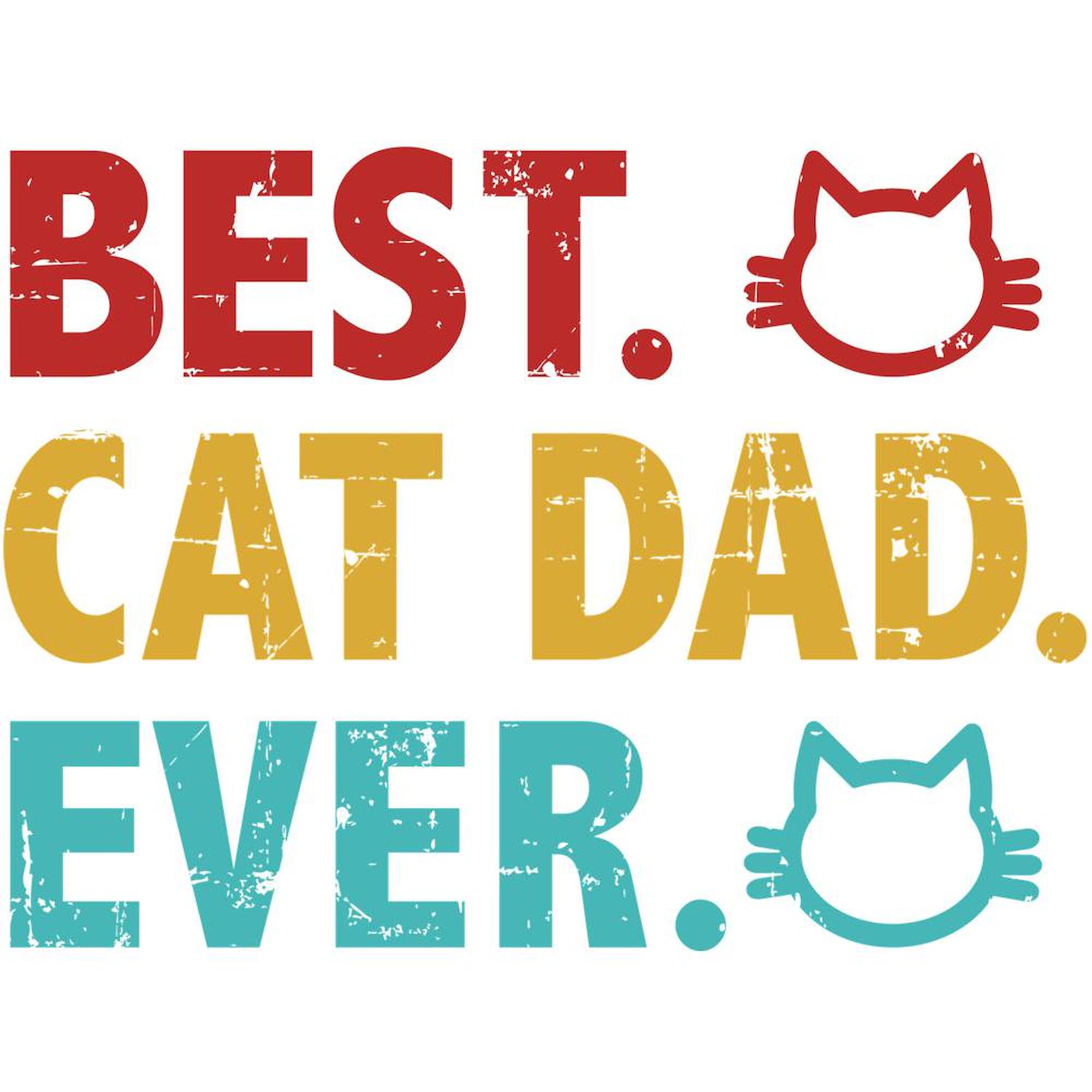 CafePress Best Cat Dad Ever Mugs 15 oz (444 ml) Ceramic Coffee Mug