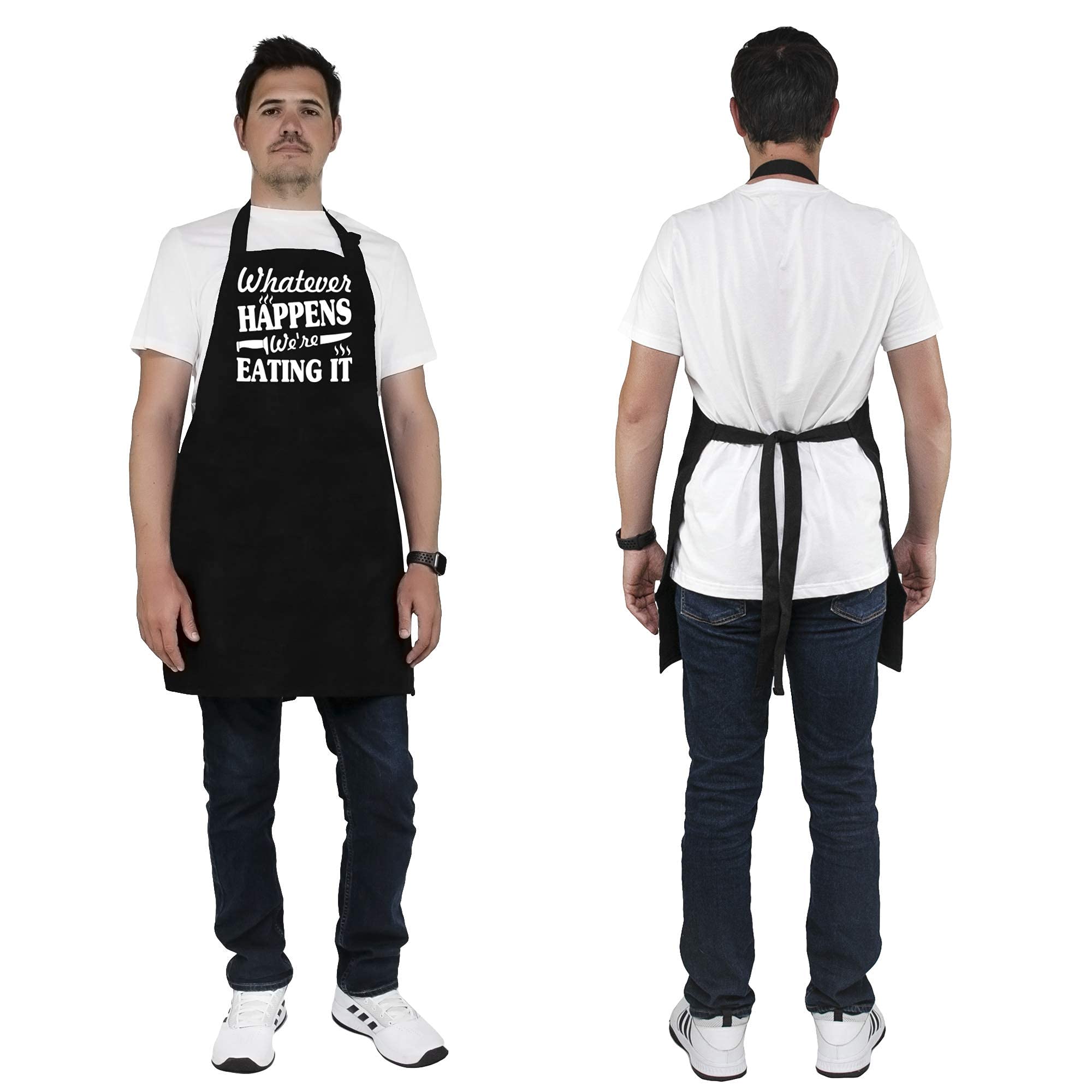 Neweleven Fathers Day Gift For Men, Dad, Husband, Him - Aprons For Men With Pockets - Funny Gifts For Men, Dad, Husband, Boyfrie