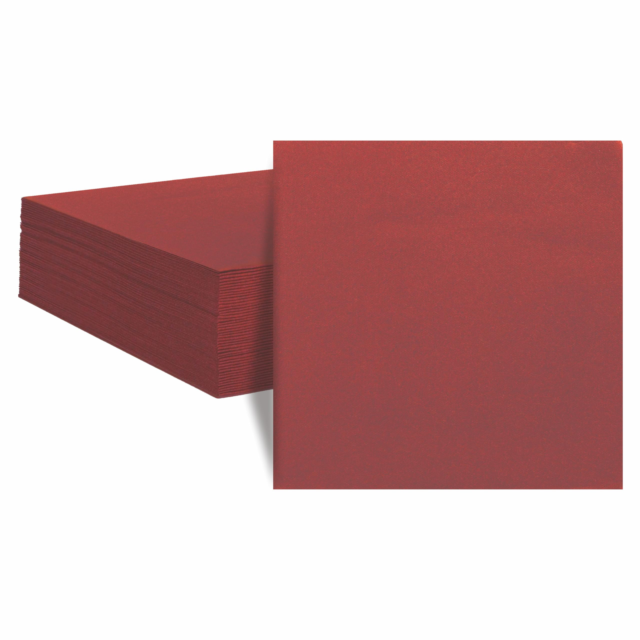 KMAKII Burgundy Disposable Dinner Napkins Linen-Feel Colored Paper Napkins Premium Cloth Like Napkins Ideal For Restaurant  Events  Weddings&Party 50 Pack 16 x 16 inches