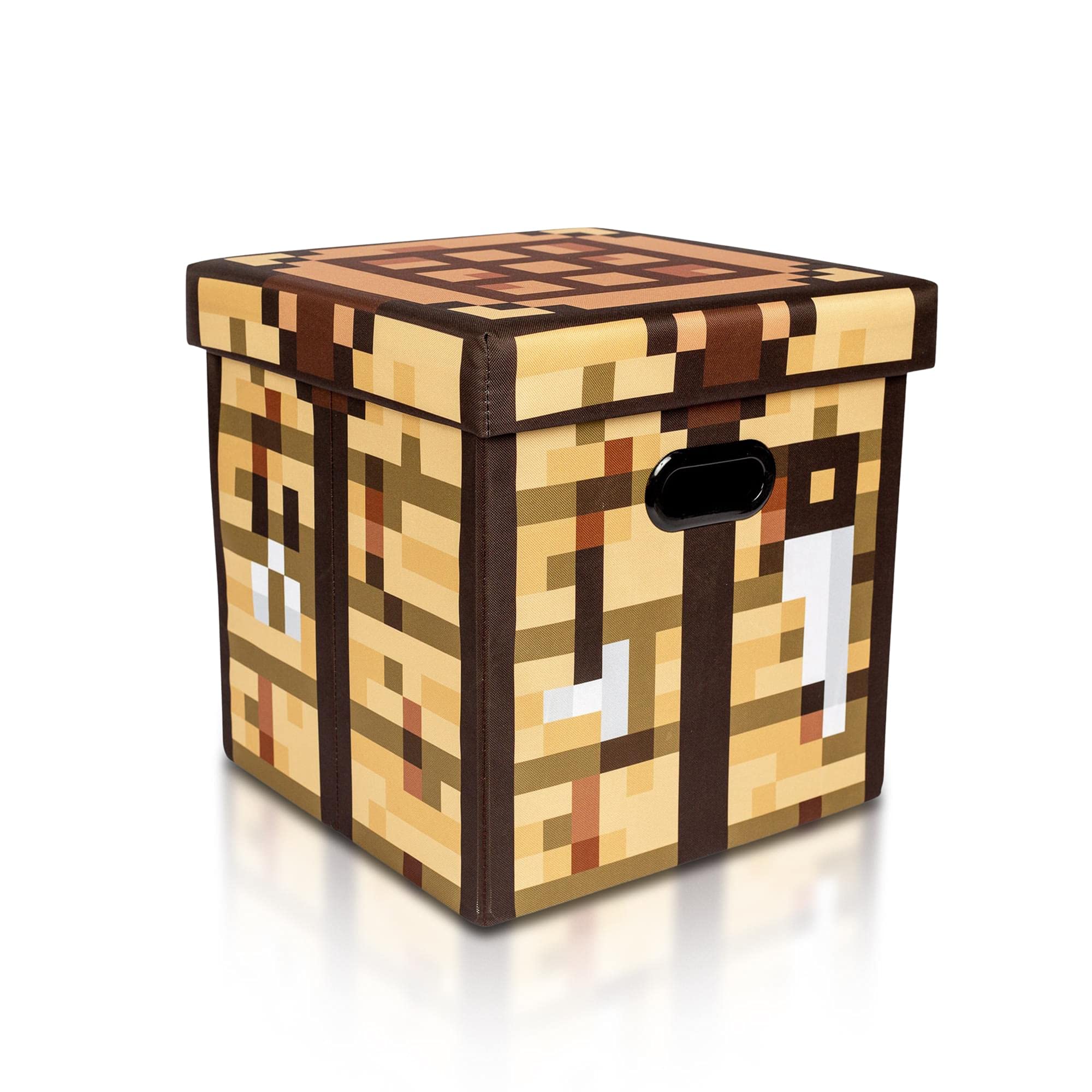 Minecraft crafting Table Storage Bin cube Organizer with Lid  15 Inches
