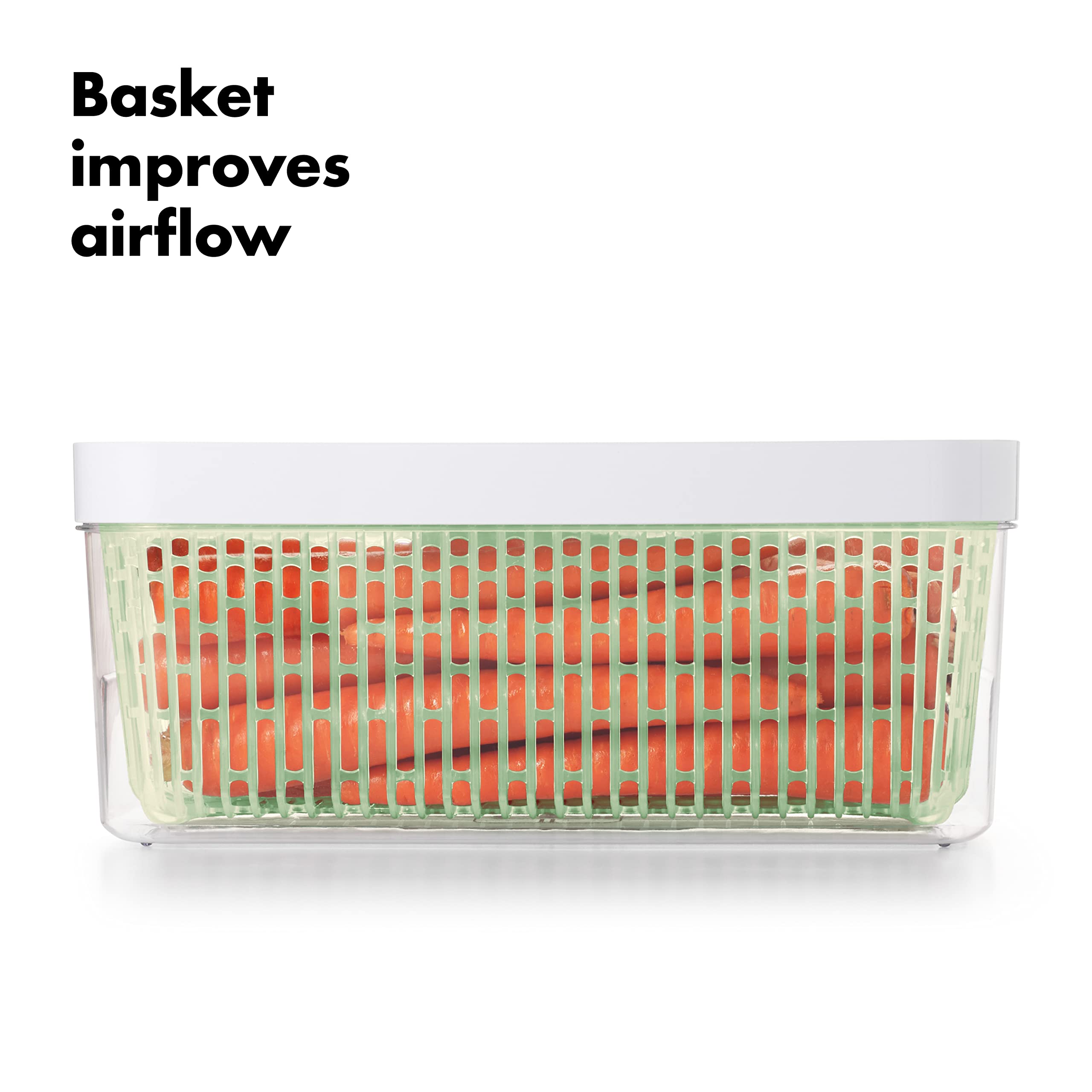 Oxo Good Grips Greensaver Produce Keeper - Large,White,Green