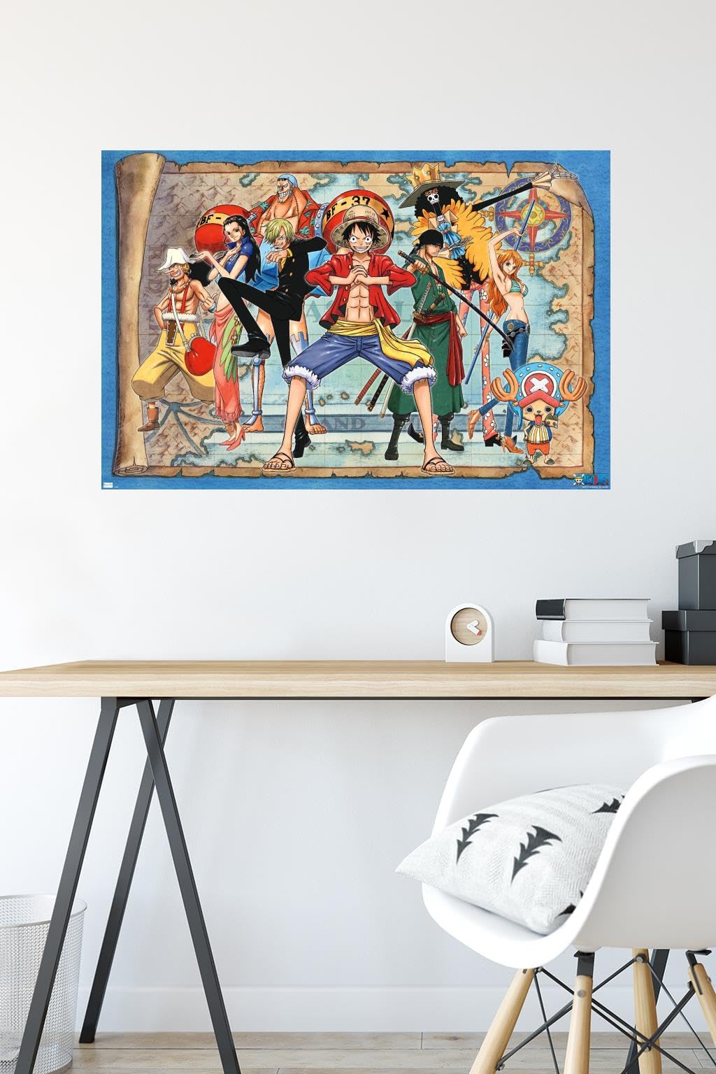 Trends International One Piece - Group Map Wall Poster