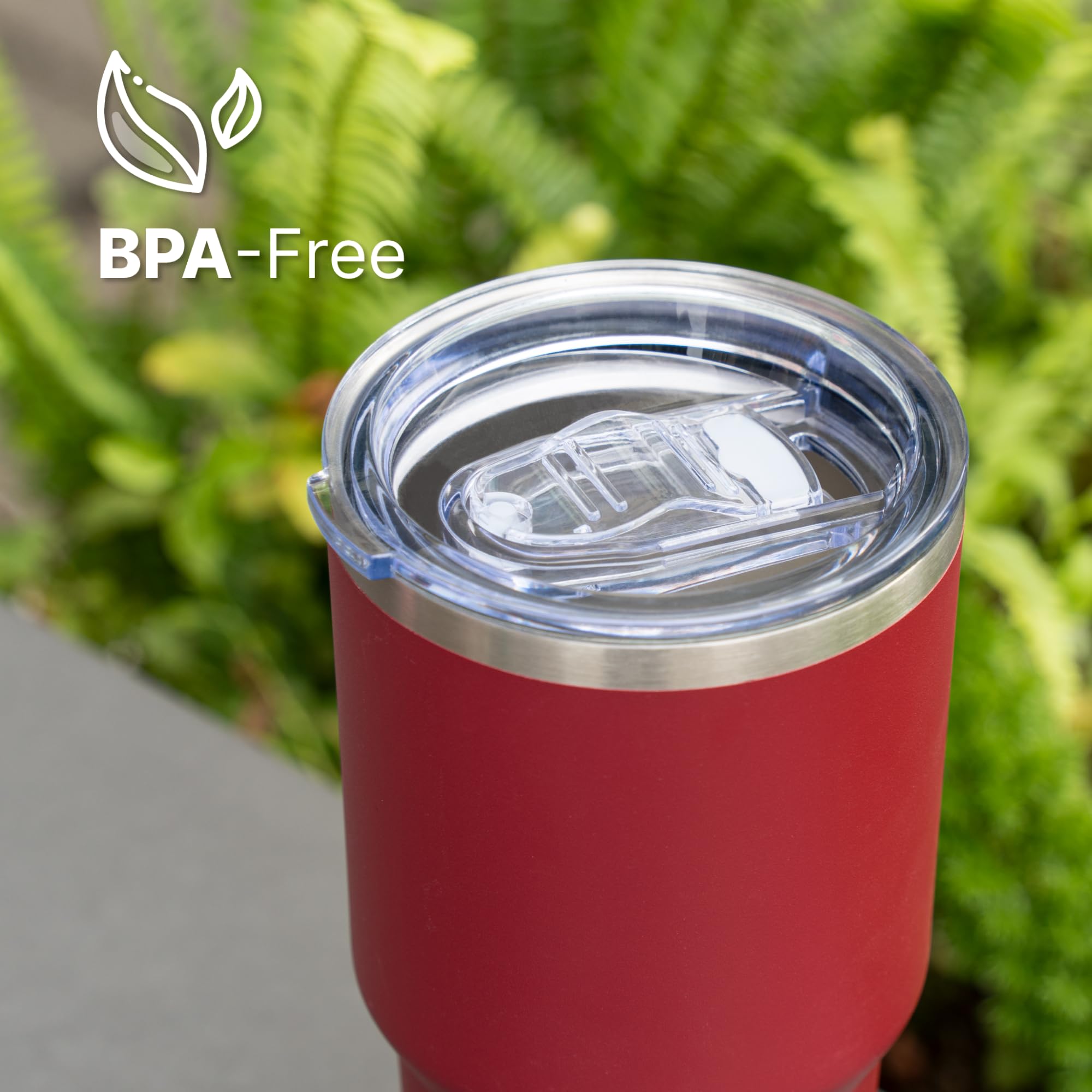 Bluwing 30 Oz Tumbler Lids, Spill Proof Replacement Lid For Yeti, Bjpkpk, Albor, Ds 30 Oz Tumbler And More, Bpa Free