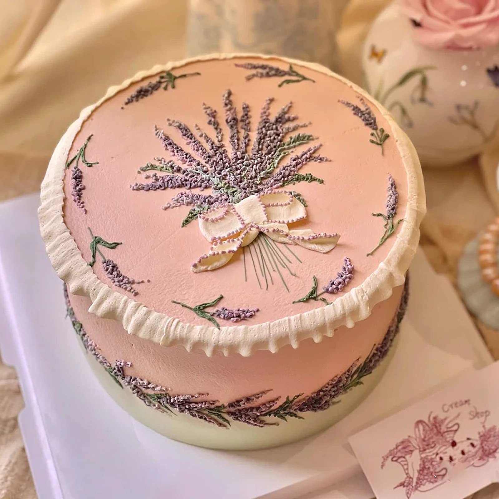 Lavender Flower Fondant Molds Wheat Leaf Candy Grass Silicone Mold For Diy Lace Cake Decorating, Chocolate Candy, Sugar Craft, E
