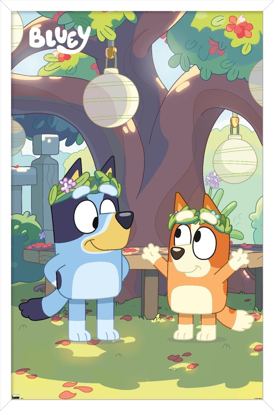 Trends International Bluey - Duo Wall Poster, 14.72'' X 22.37'', White Framed Version