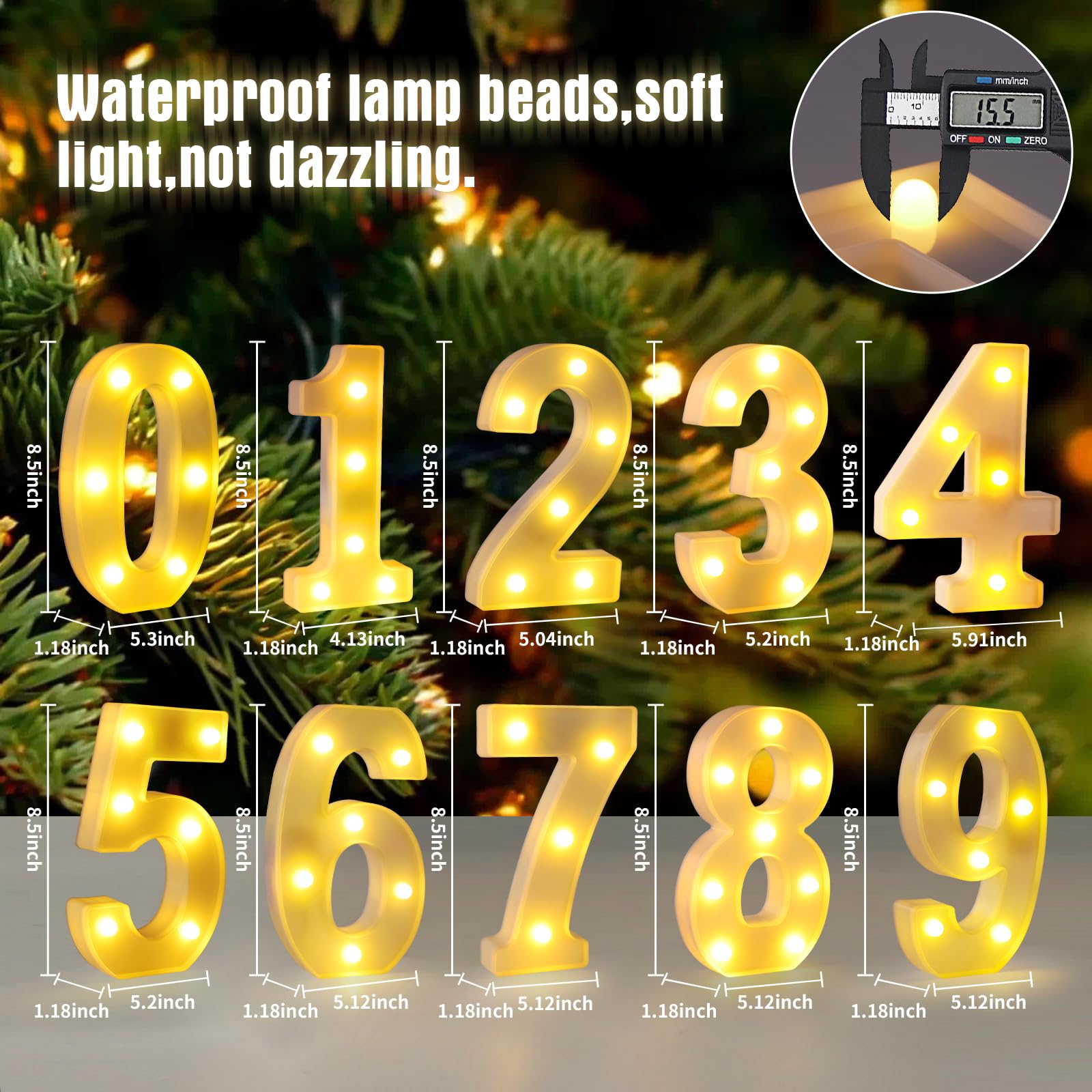 7th Birthday Decorations for Girls and Boys,7 Year Old Birthday Decorations for Centerpieces Table,Light Up Numbers 7 Sign Led f