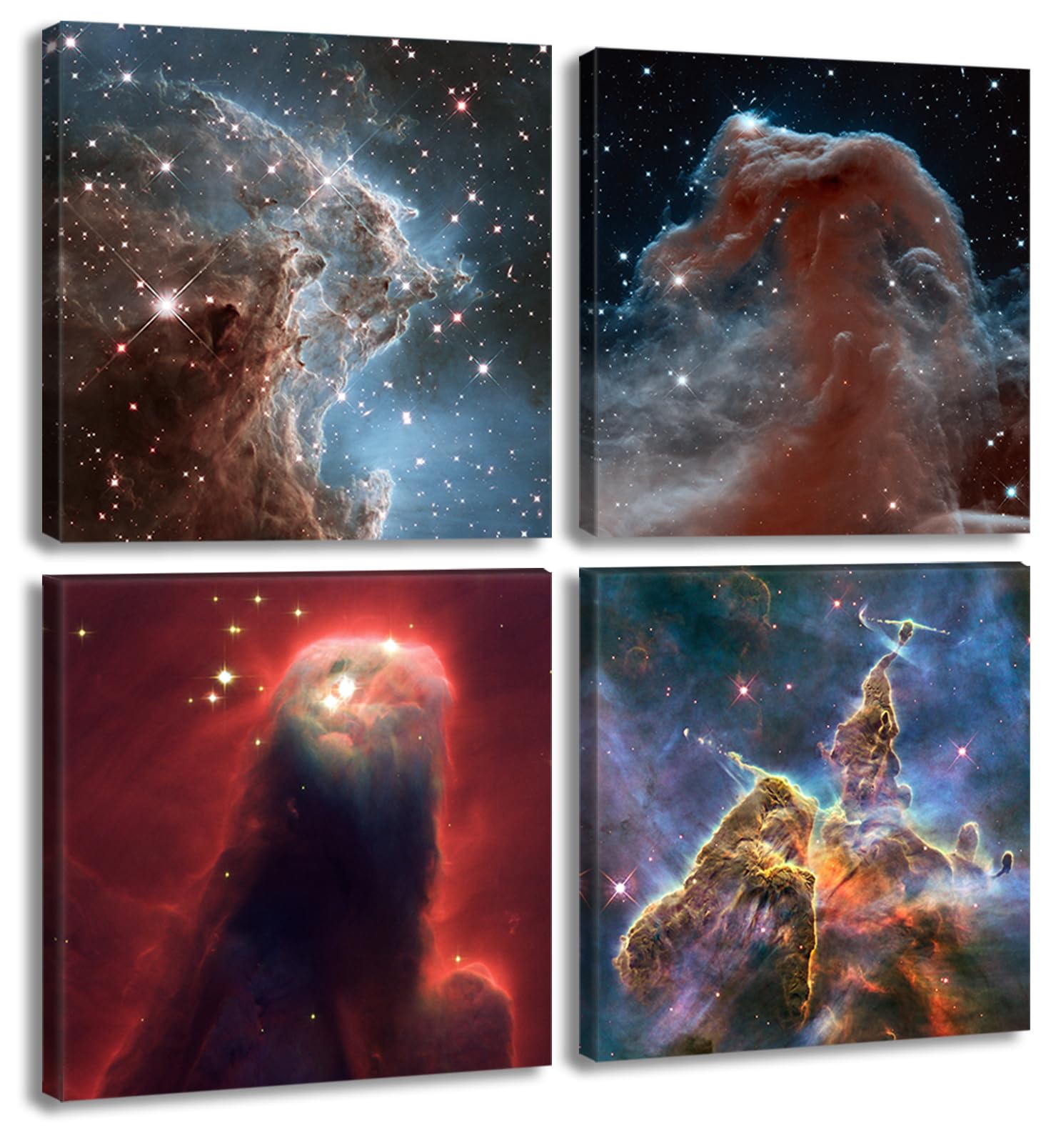 Space Decor For Boys Room Canvas Wall Art Solar System Posters For Bedroom Galaxy Room Decor Outer Space Room Decor Modern Astro