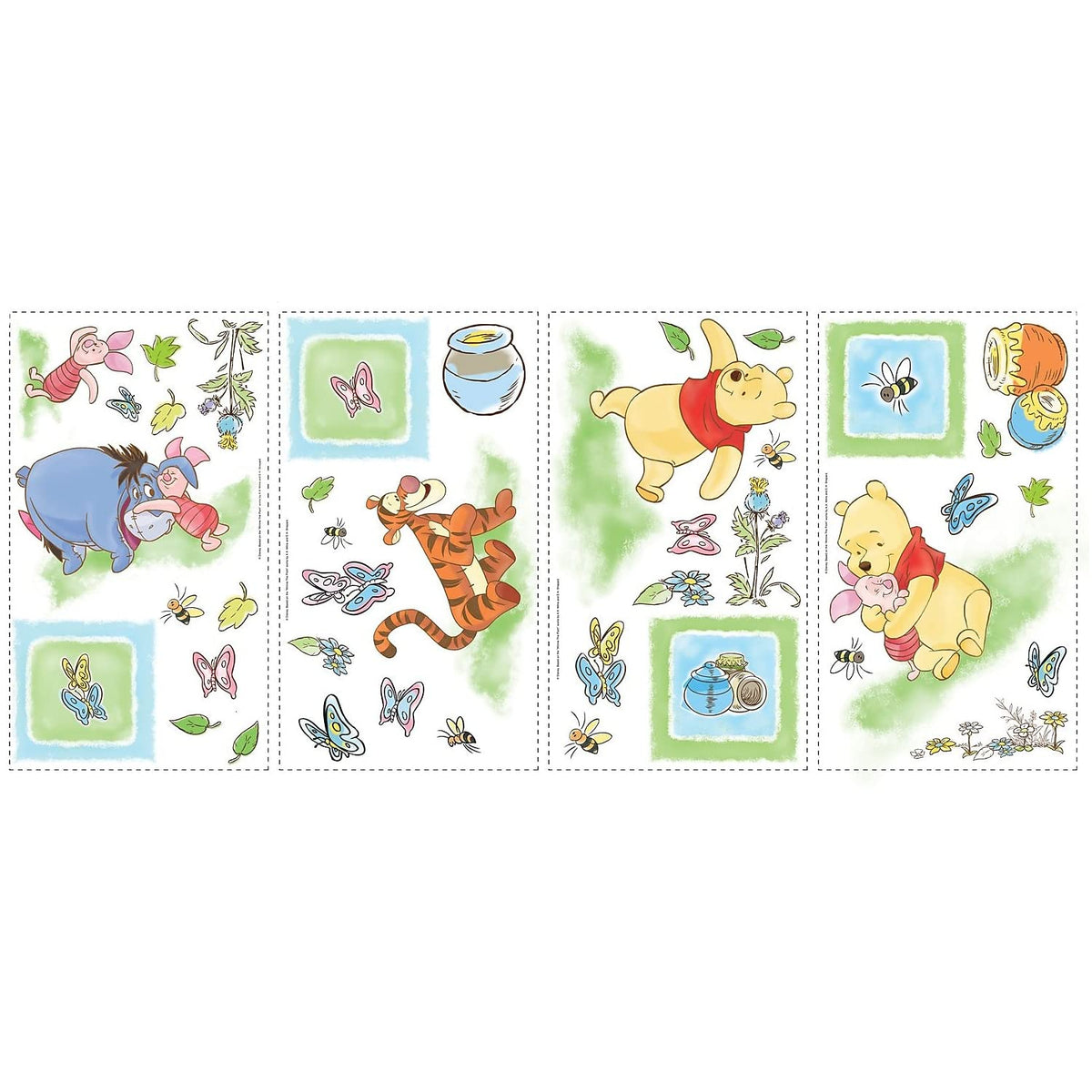 Roommates Disney Winnie The Pooh Peel And Stick Wall Decals, Rmk1630Scs