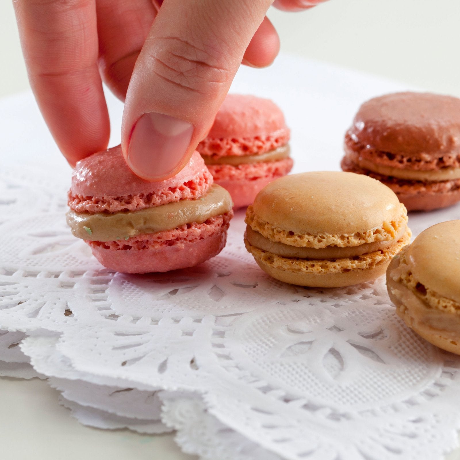 Lekue Macaron Kit - Decomax Pen & Baking Sheet, 2 Pieces, Brown Silicone, Model 3000001SURM017