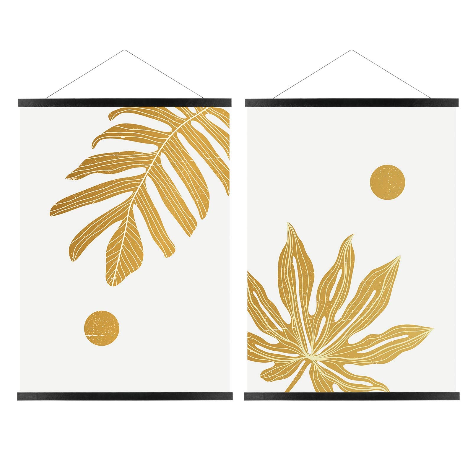 Falamon 2 Pack Magnetic Poster Hanger Frame, 17X22 17X24 17X11 Magnet Poster Frame For Posters, Prints, Photos, Pictures, Maps,