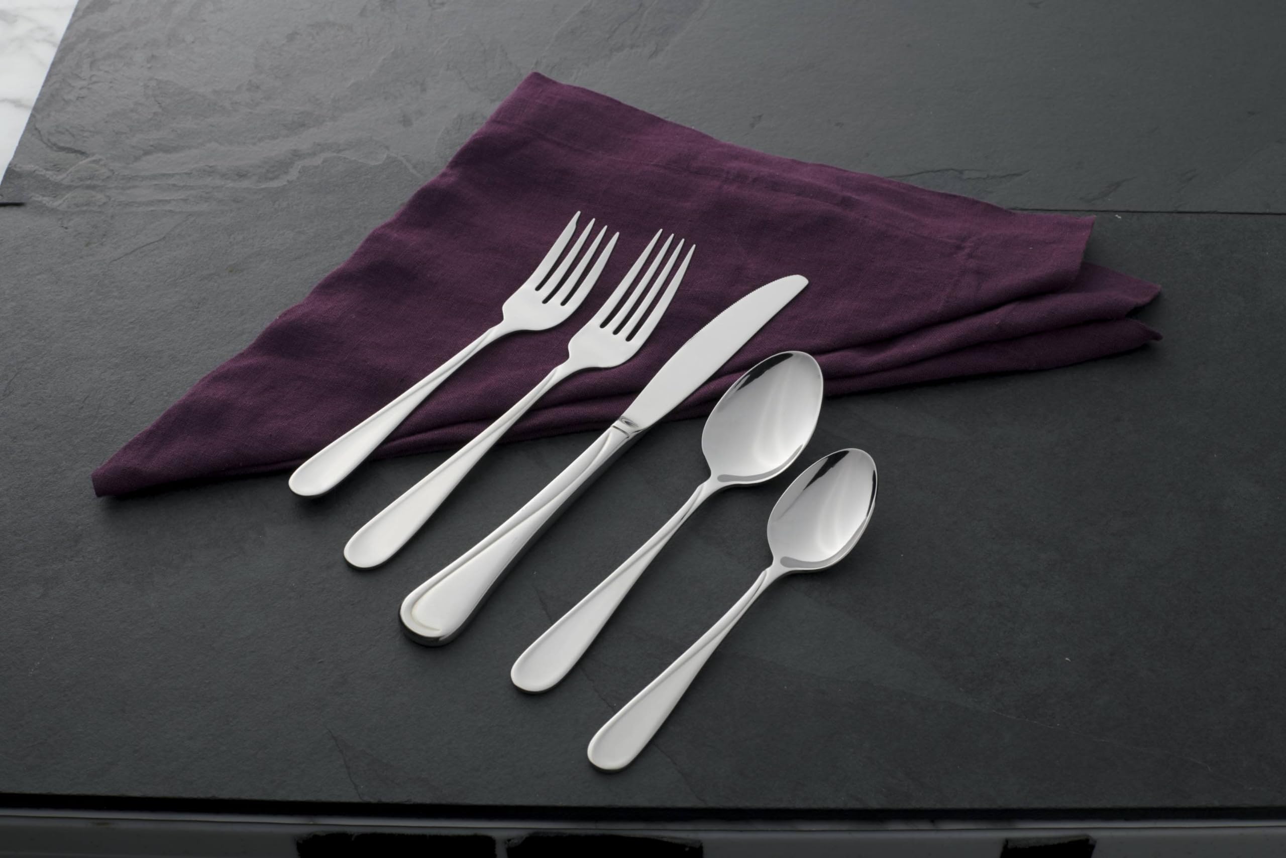 Oneida Flight 12-Piece Stainless Steel Flatware Set, Service For 4