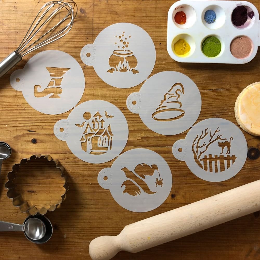Large Halloween Cookie Stencil Set By Designer Stencils
