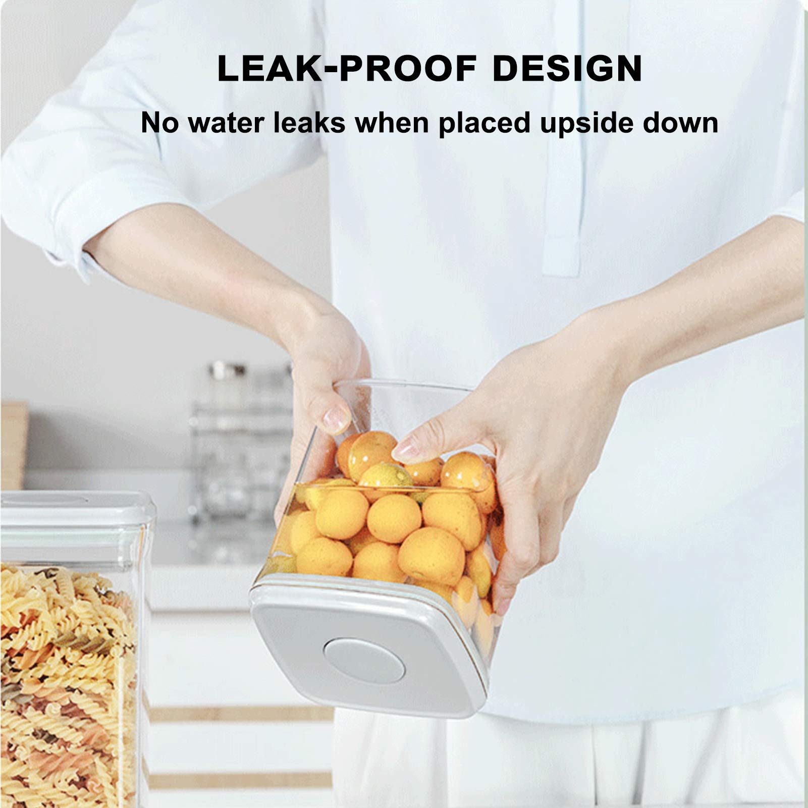 Cozey Daily Food Storage Airtight Container Milky Powder Formula Dispenser With Spoon Bpa-Free Airtight Jar, No Scraper Design,