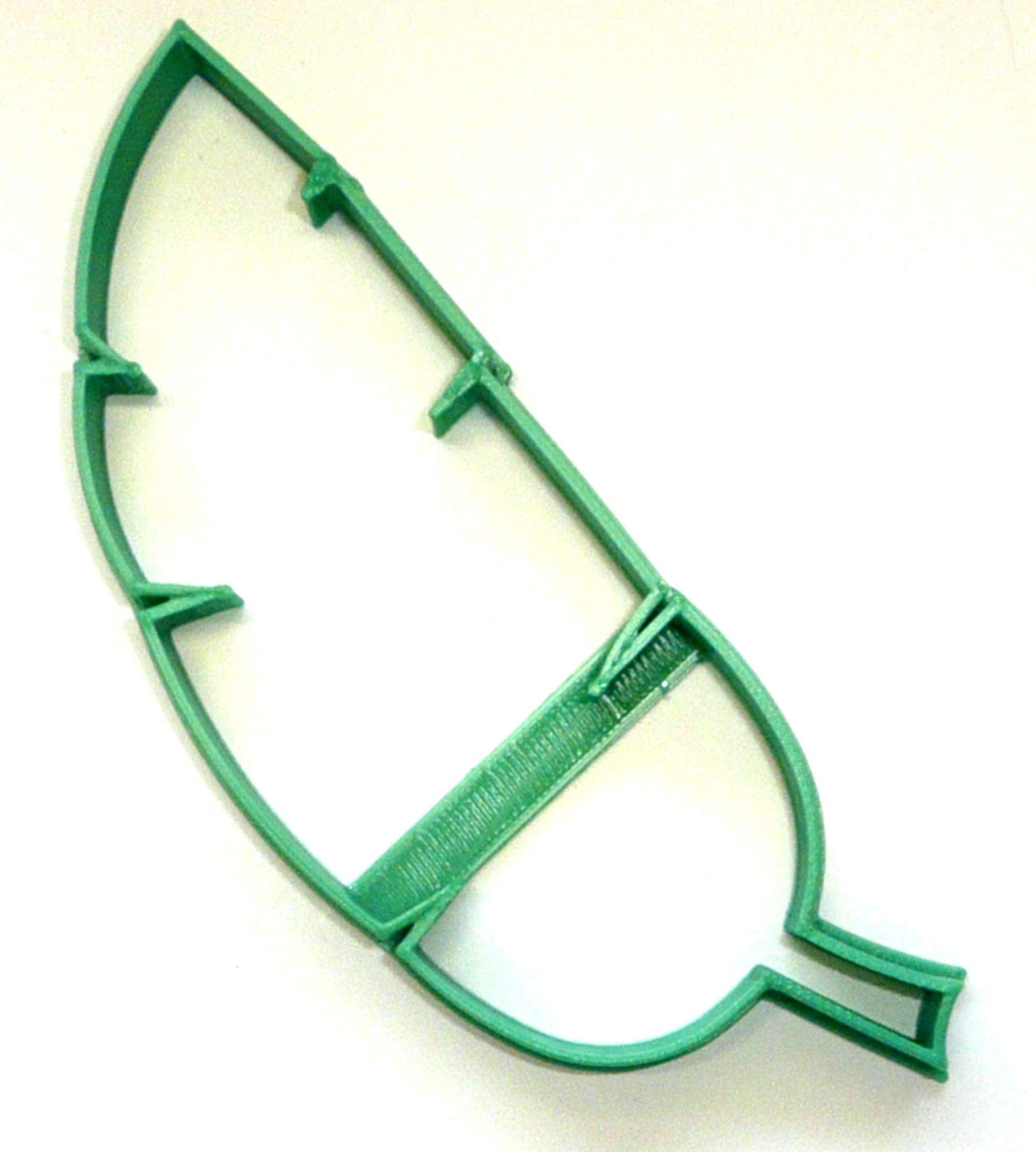 Banana Leaf Outline Tropical Plant Leaves Cookie Cutter Made In Usa Pr3761