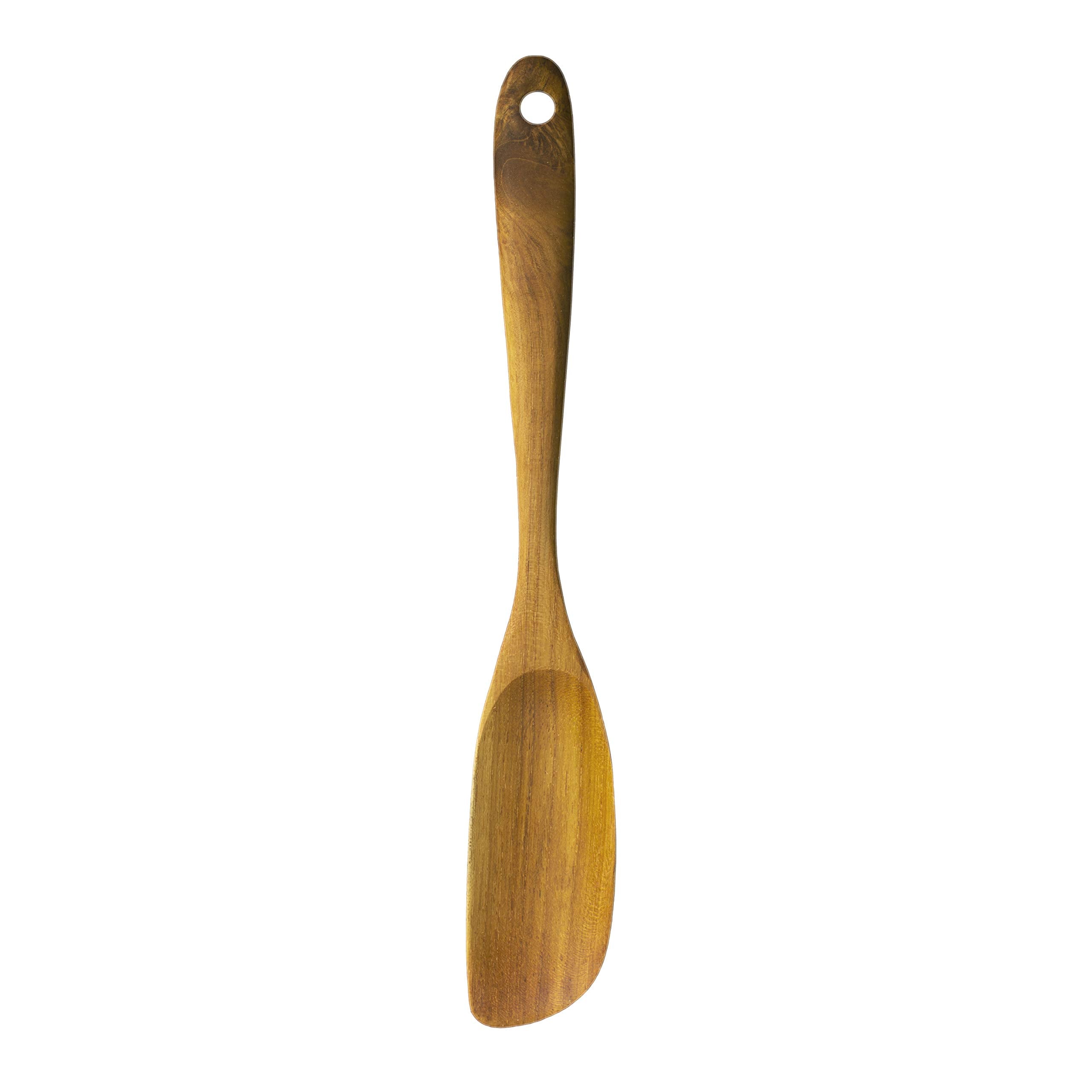 Faay Jar Spoon, 12'' Mixed Bowl Wooden Spoons For Cooking, Handmade Teak Wooden Spoon, Healthy Utensils, Suitable For Right Hand
