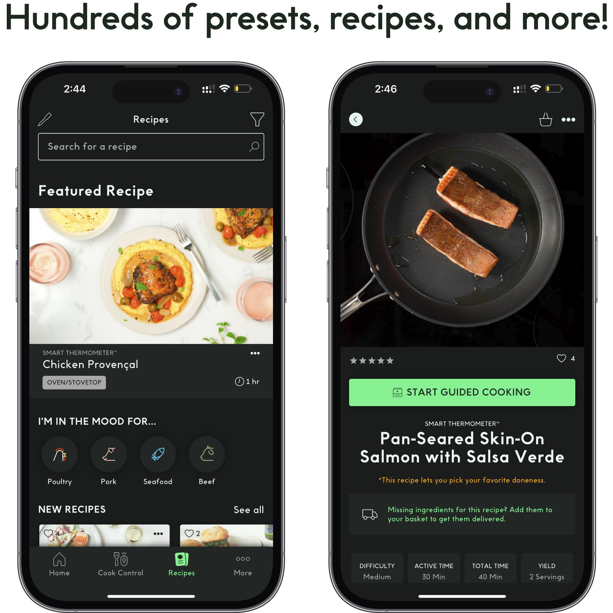 Chef Iq Sense Smart Wireless Meat Thermometer With 3 Ultra-Thin Probes, Unlimited Range Bluetooth Meat Thermometer, Digital Food