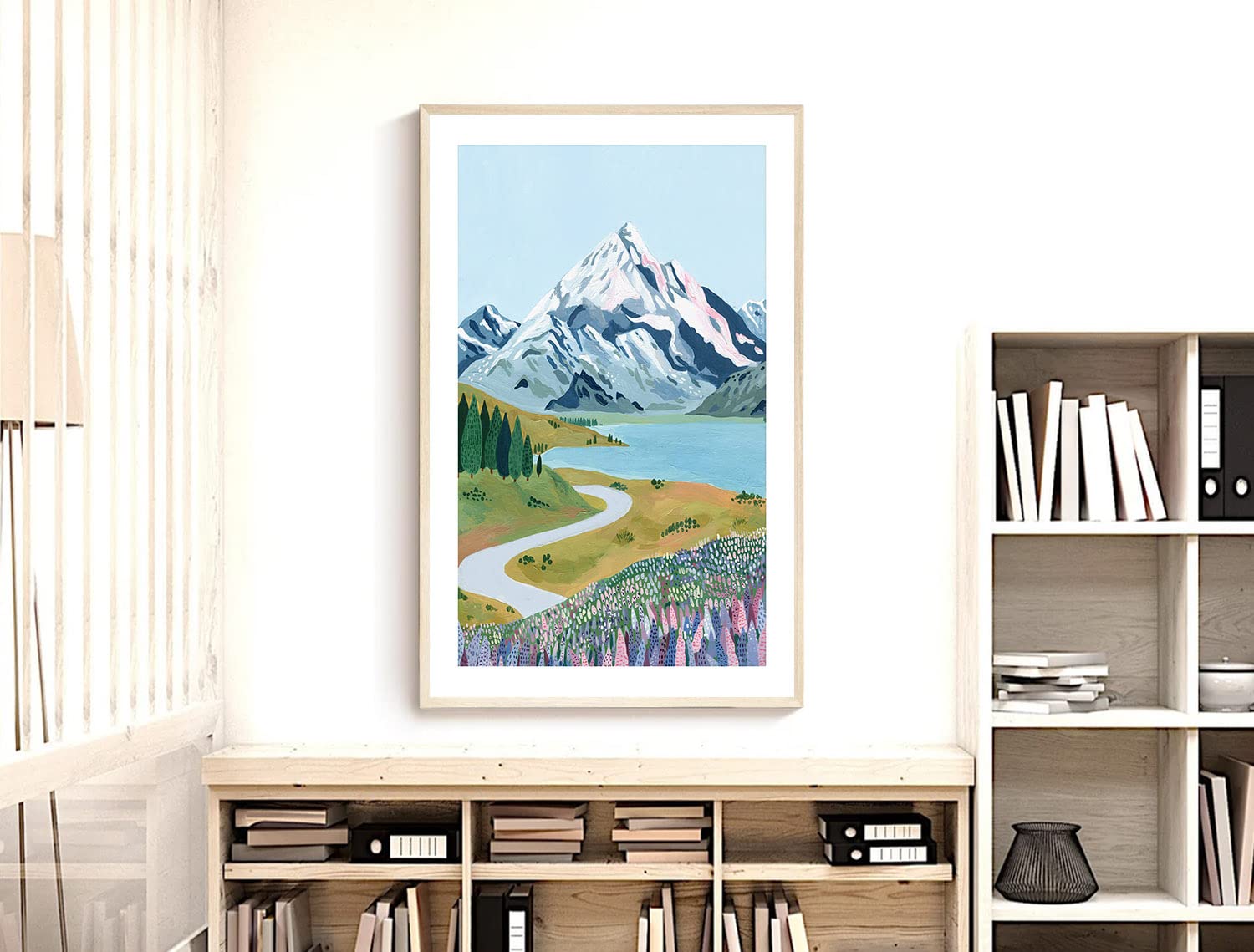 Nationcog Aoraki Mount Cook, New Zealand Art Print, Travel Poster, New Zealand Art, Lake Pukaki, Travel Gift, Housewarming Gift,