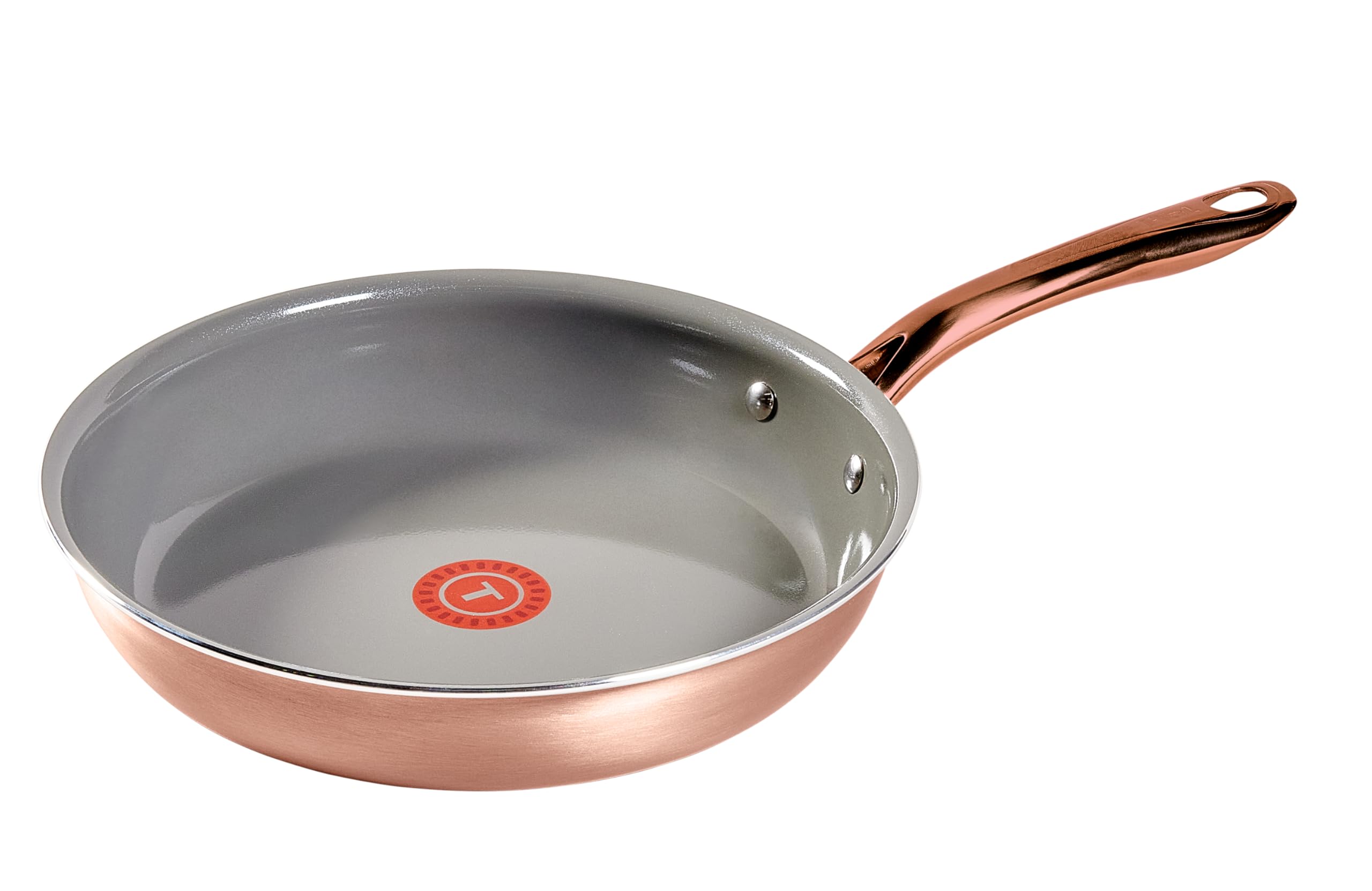 T-fal Preserve Ceramic Nonstick Frying Pan Skillet 12-inch, Made without PFOA and PTFE, Oven Broiler Safe up to 350F, Cookware, 