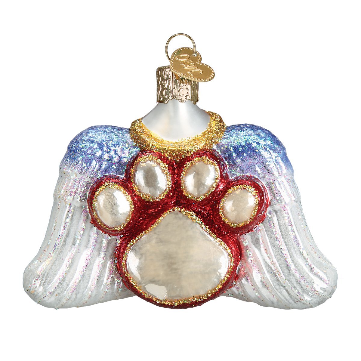 Old World Christmas Lovers Glass Blown Ornaments for Christmas Tree Beloved Pet