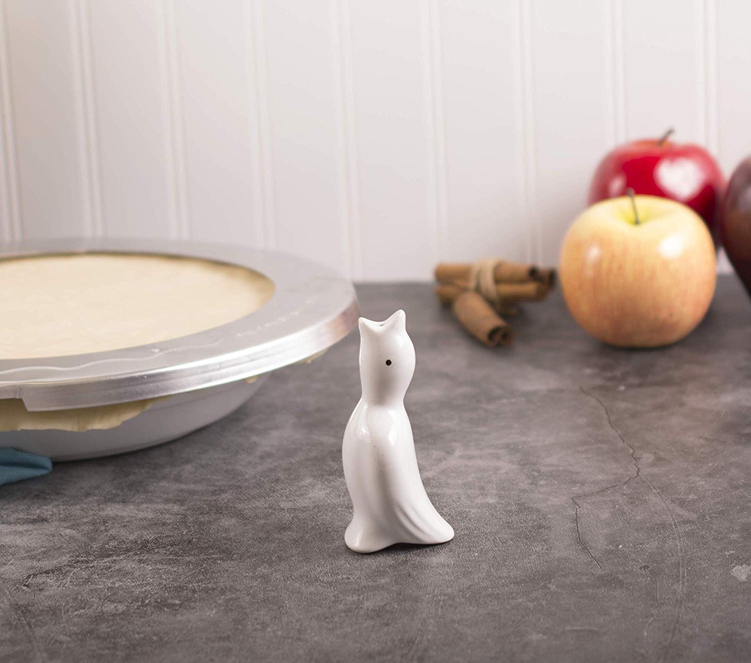 Mrs. Anderson'S Baking Pie Birds, Fine White Porcelain, Set Of 2