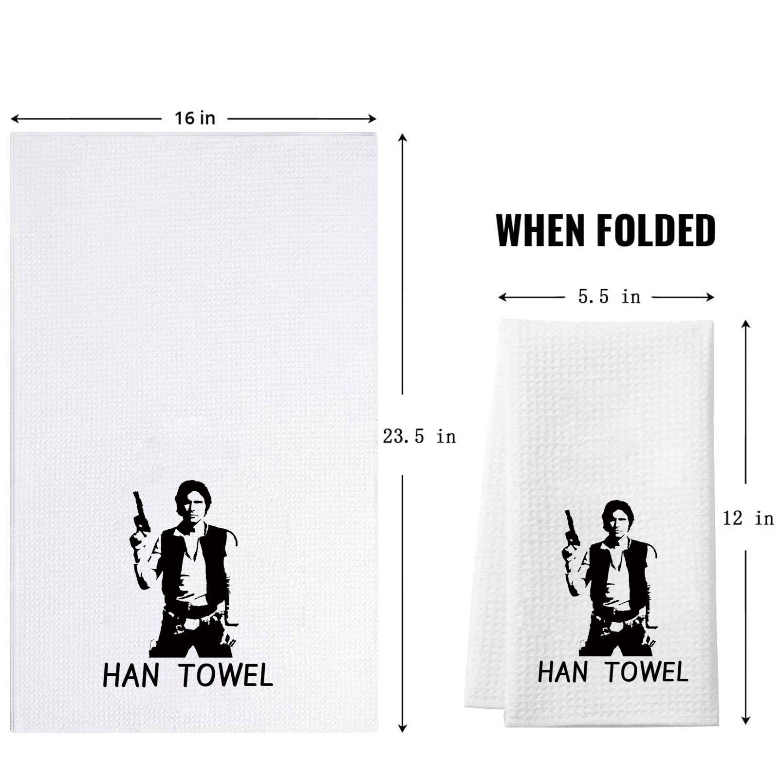Zjxhpo Movie Inspired Towel Gift Han Towel Waffle Absorbent Towel Dishes Towel Tea Towel Dishcloth For Kitchen Decor Housewarmin