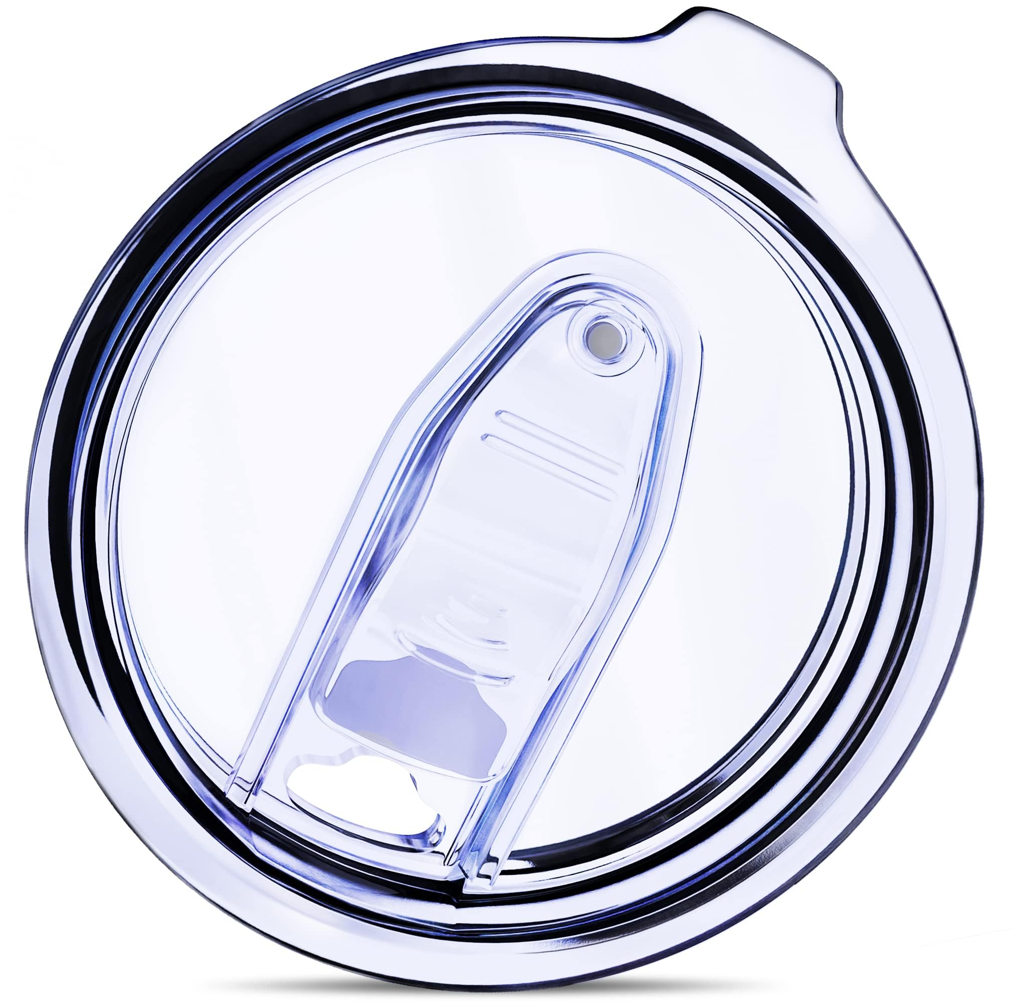 30 Oz Pack Of 1 Replacement Lid For Yeti Tumblers - 3.7 Inch Diameter - Spill Proof Lids Silicon Sliding Covers, Fits Yeti Tumbl