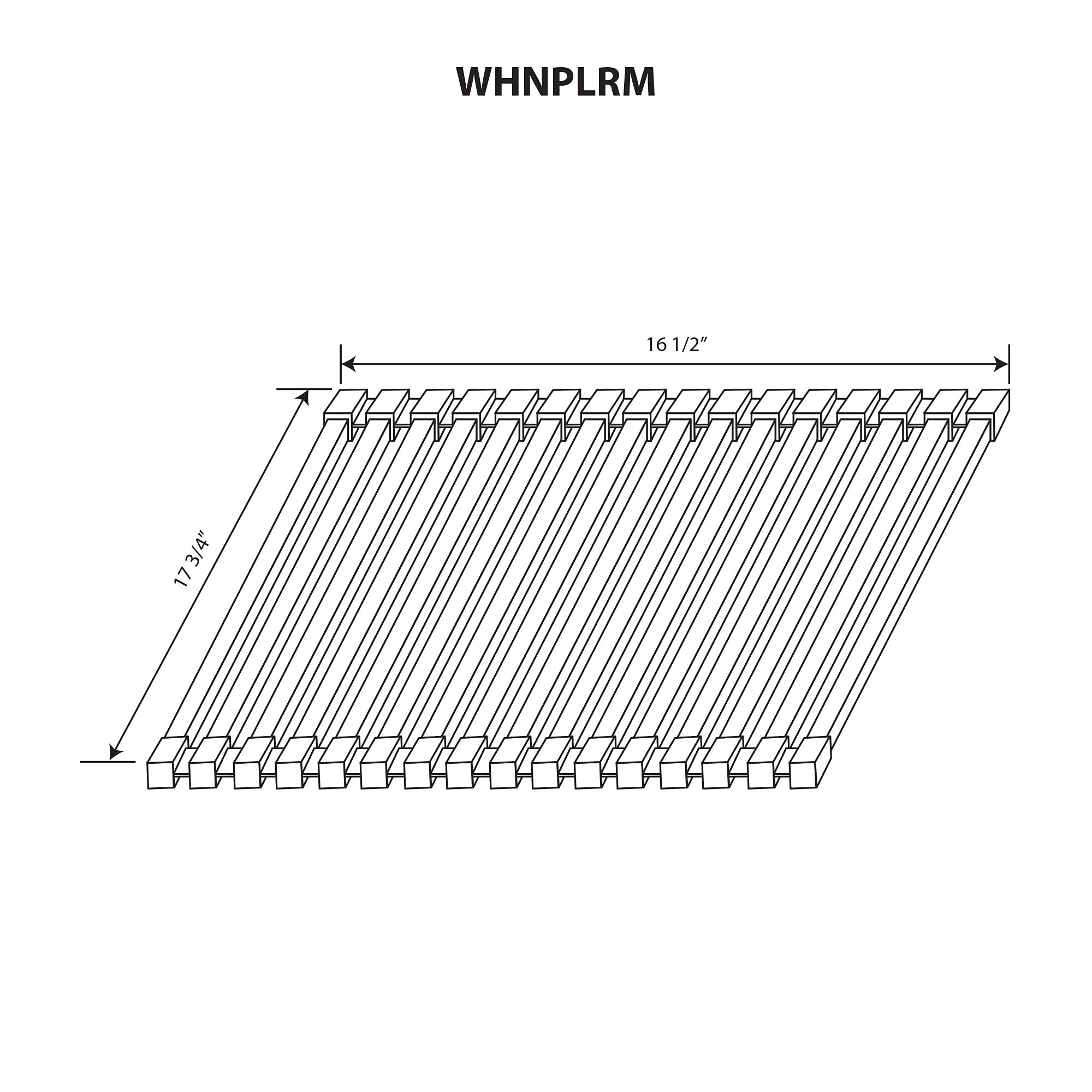 Whitehaus Whnplrm-Mblk Noah Plus Collection Kitchen Roll Mat Matte Black