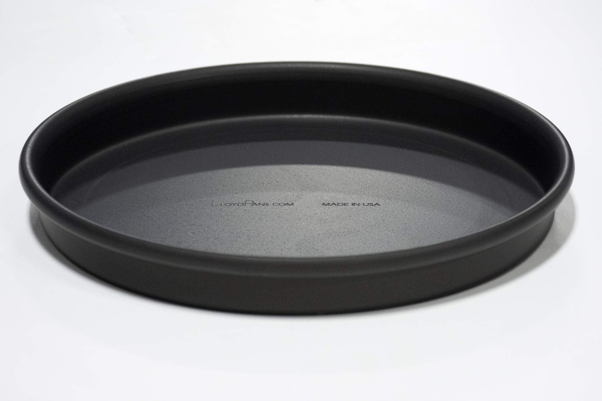 Lloydpans Straight Sided Pizza Pan, Pre-Seasoned Pstk (1, 12 Inch)