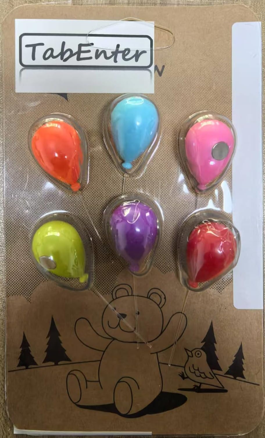 Tabenter Decorative Refrigerator Magnets, Perfect Fridge Magnets For House Office Personal Use (12Pcs Balloon)