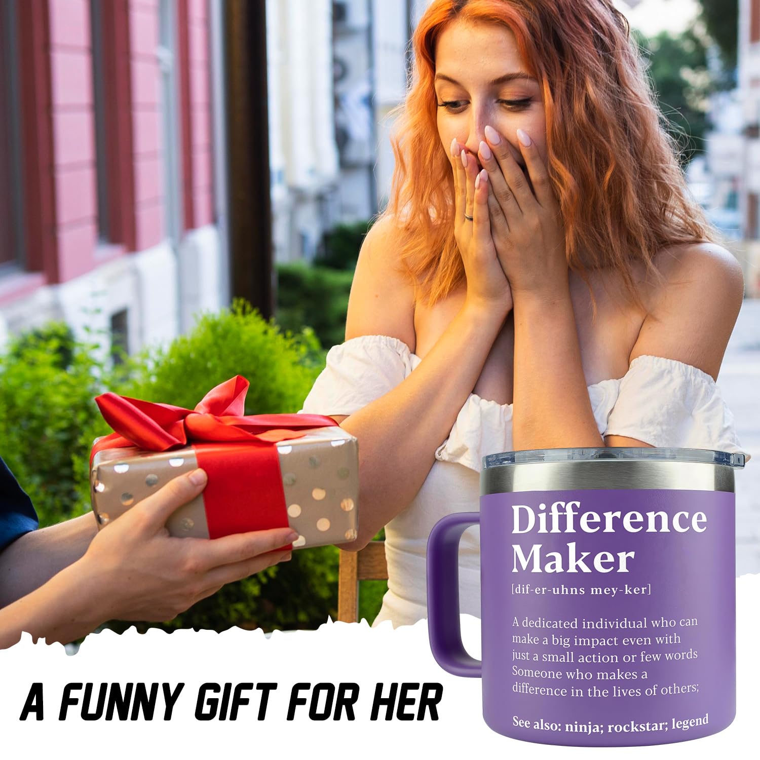 94Bright Difference Maker Gifts for Men Women - Dad Day Gifts for Dad, Husband, Thank You, Birthday Presents for Men, Appreciati