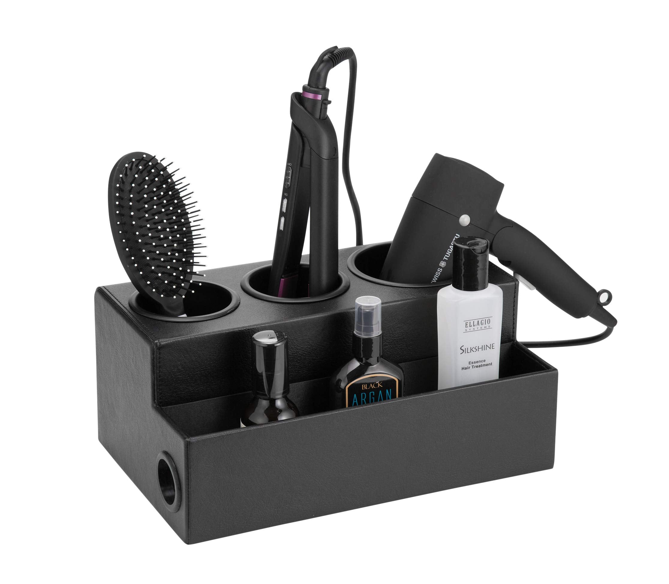 Hair Dryer Holder Hair Tool And Styling Organizer, Bathroom Countertop Blow Dryer Organizer, Vanity Storage Stand For Accessorie