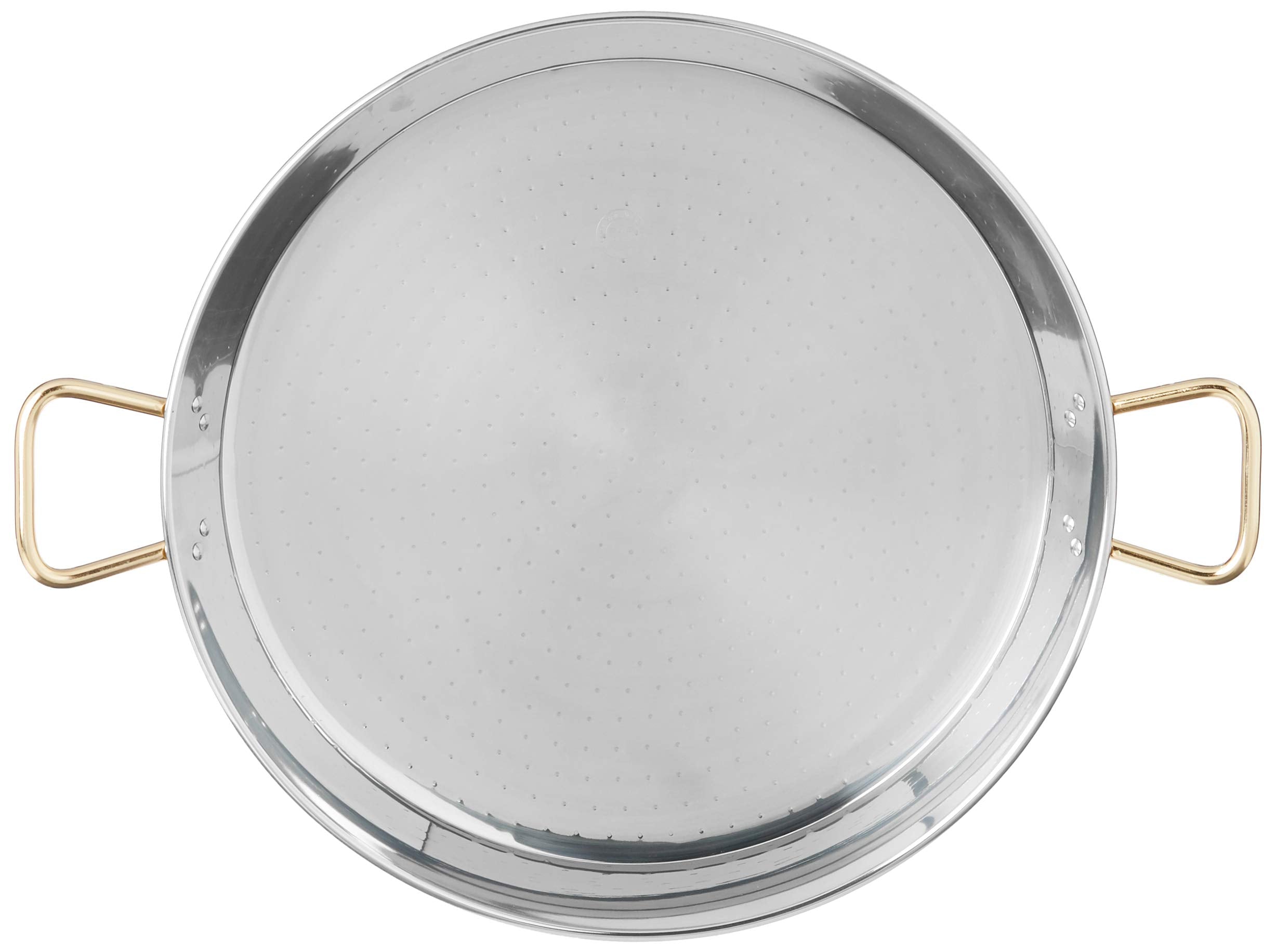 Garcima 22-Inch Stainless Steel Paella Pan, 55Cm