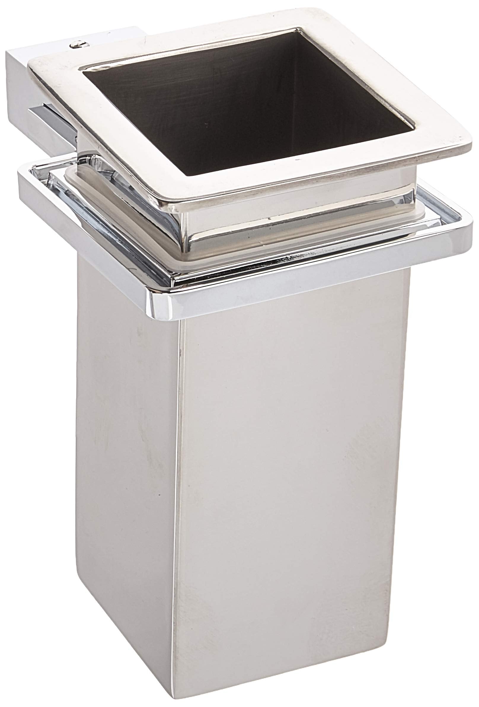 Gedy 3810-01-13 Kansas Wall Mounted Stainless Steel Tooth Brush Holder, 0.79'' L X 2.64'' W, Chrome