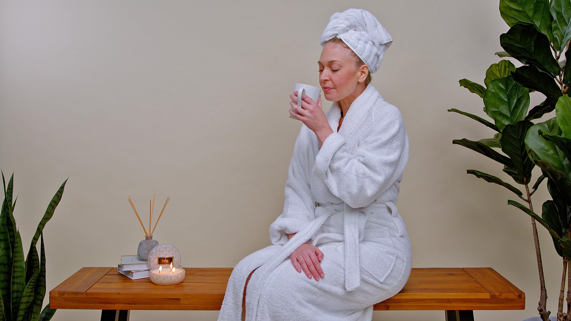 Classic Turkish Towels Ctt Turkish Hand Towels For Bathroom - Jacquard Ribbed 4 Pc Towel Set Made With 100% Turkish Cotton, Spa