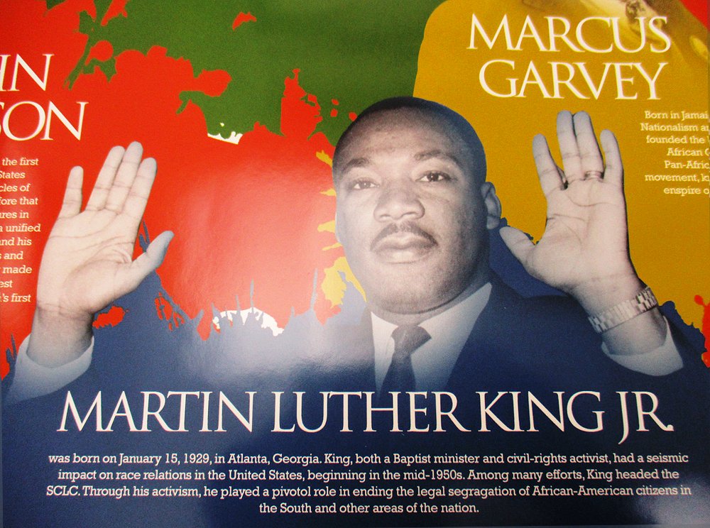 Tri-Seven Entertainment Our Black History Poster African American Famous People With Short Biography, 24'' X 18''