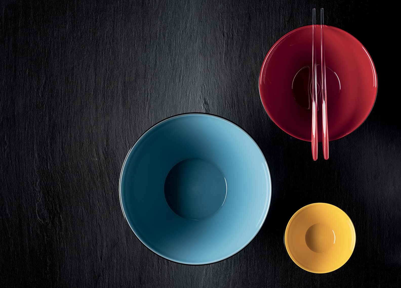 Guzzini My Fusion Blue and Orange 1.2 Quart Bowl