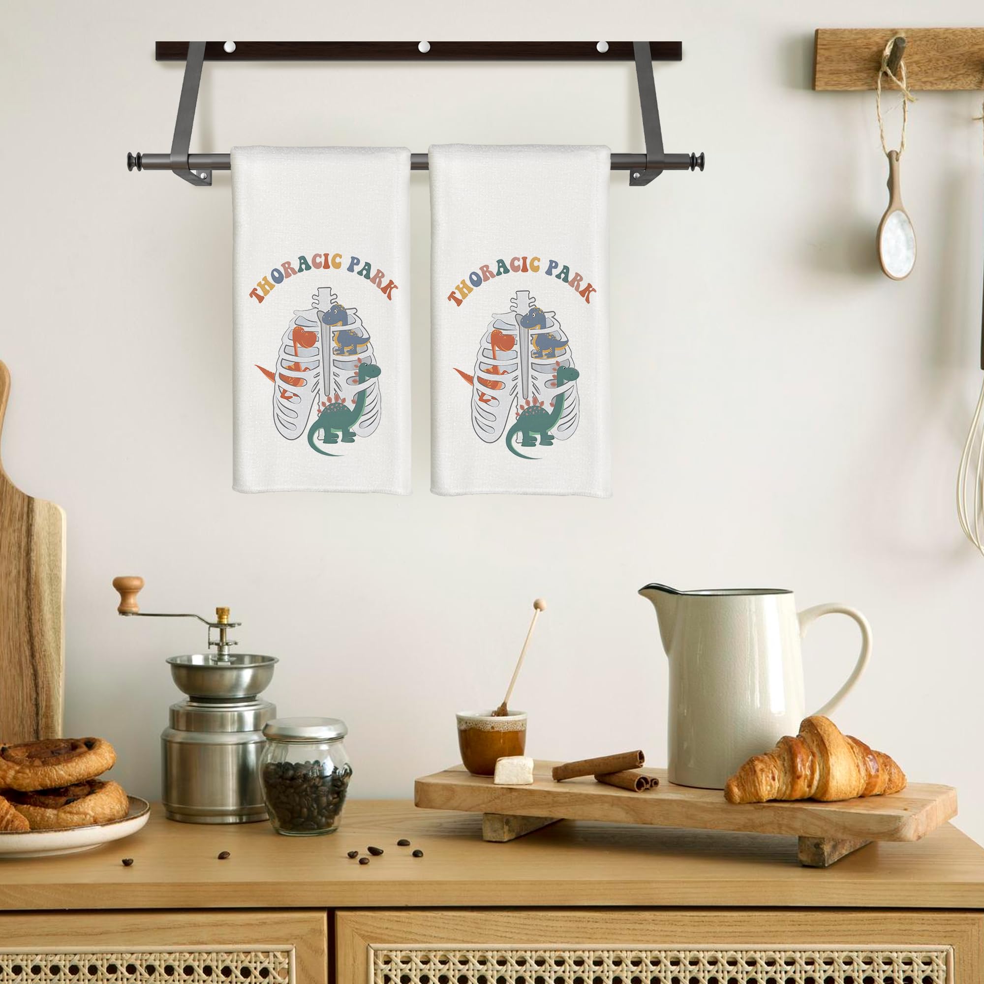 CIOJUNE Pediatric Nurse Gifts Kitchen Towels, Nurse Appreciation Gifts Dish Tea Towels for Kitchen Decor, Medical Nursing Gifts