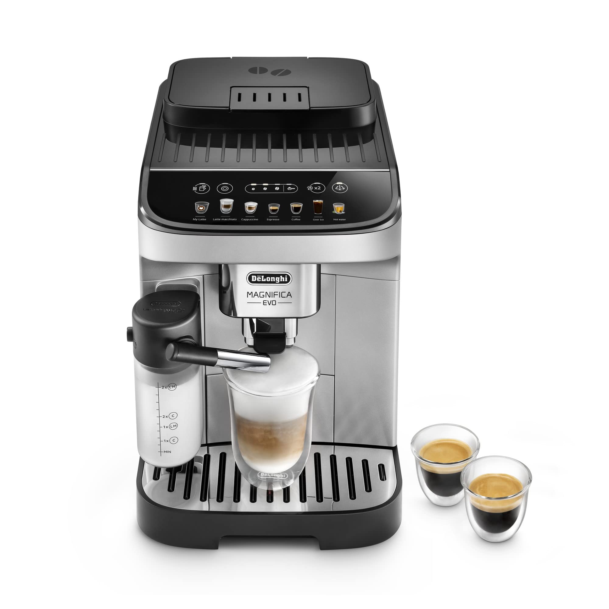 De'Longhi Magnifica Evo With Lattecrema System, Fully Automatic Machine Bean To Cup Espresso Cappuccino And Iced Coffee Maker, C