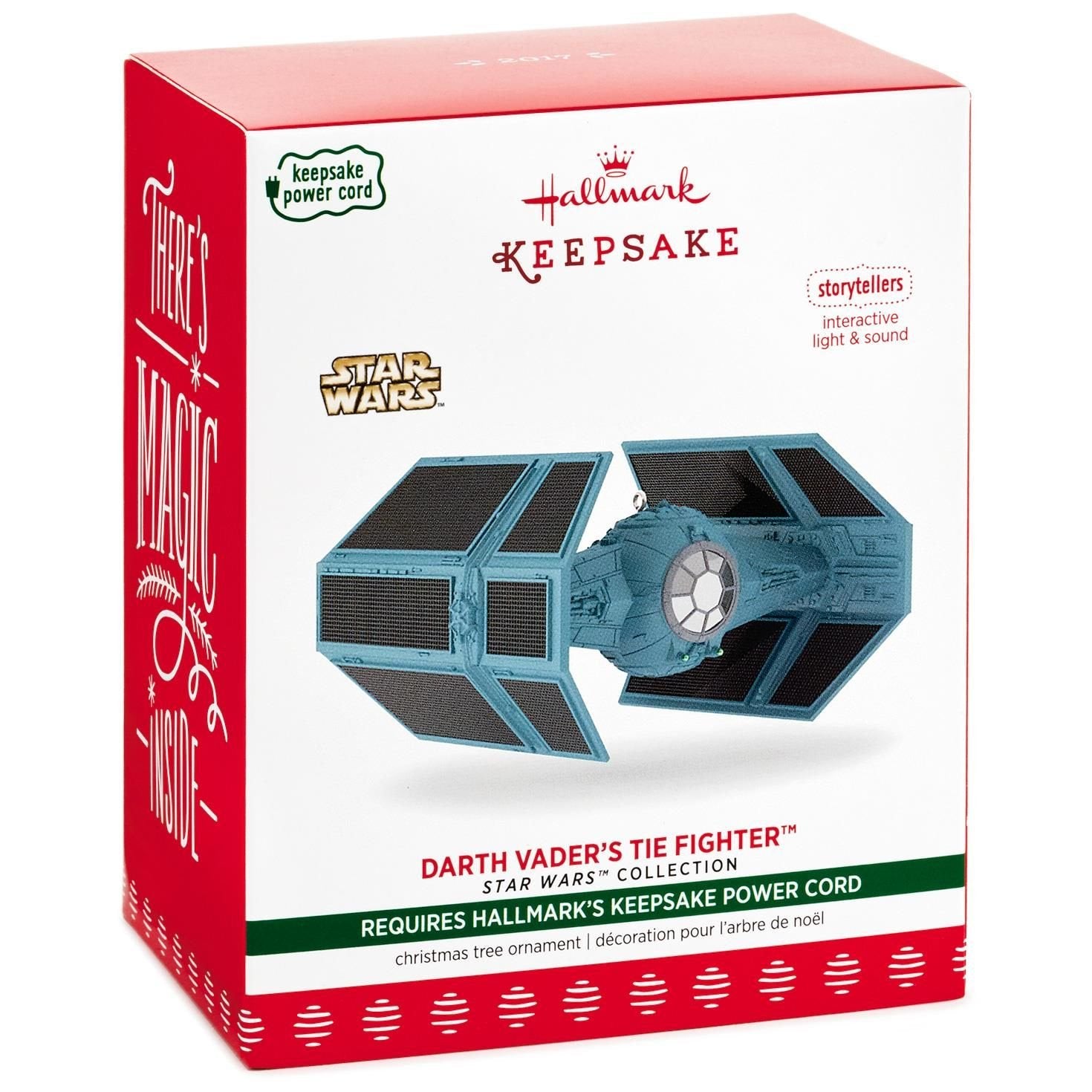 Star Wars Darth Vader s TIE Fighter Sound Ornament with Light Storytellers