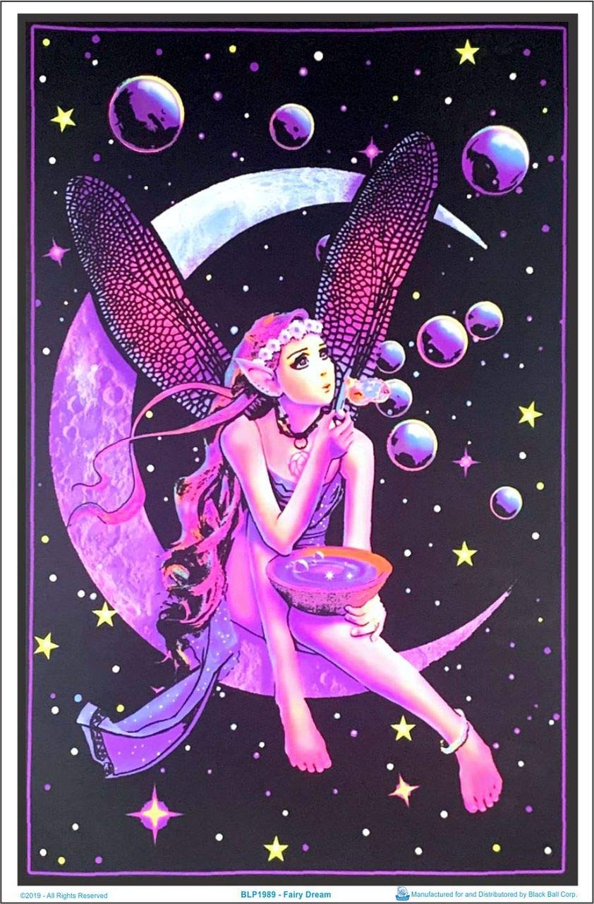 Fairy Dream - Laminated Blacklight Poster - 23.5'' X 35.5''