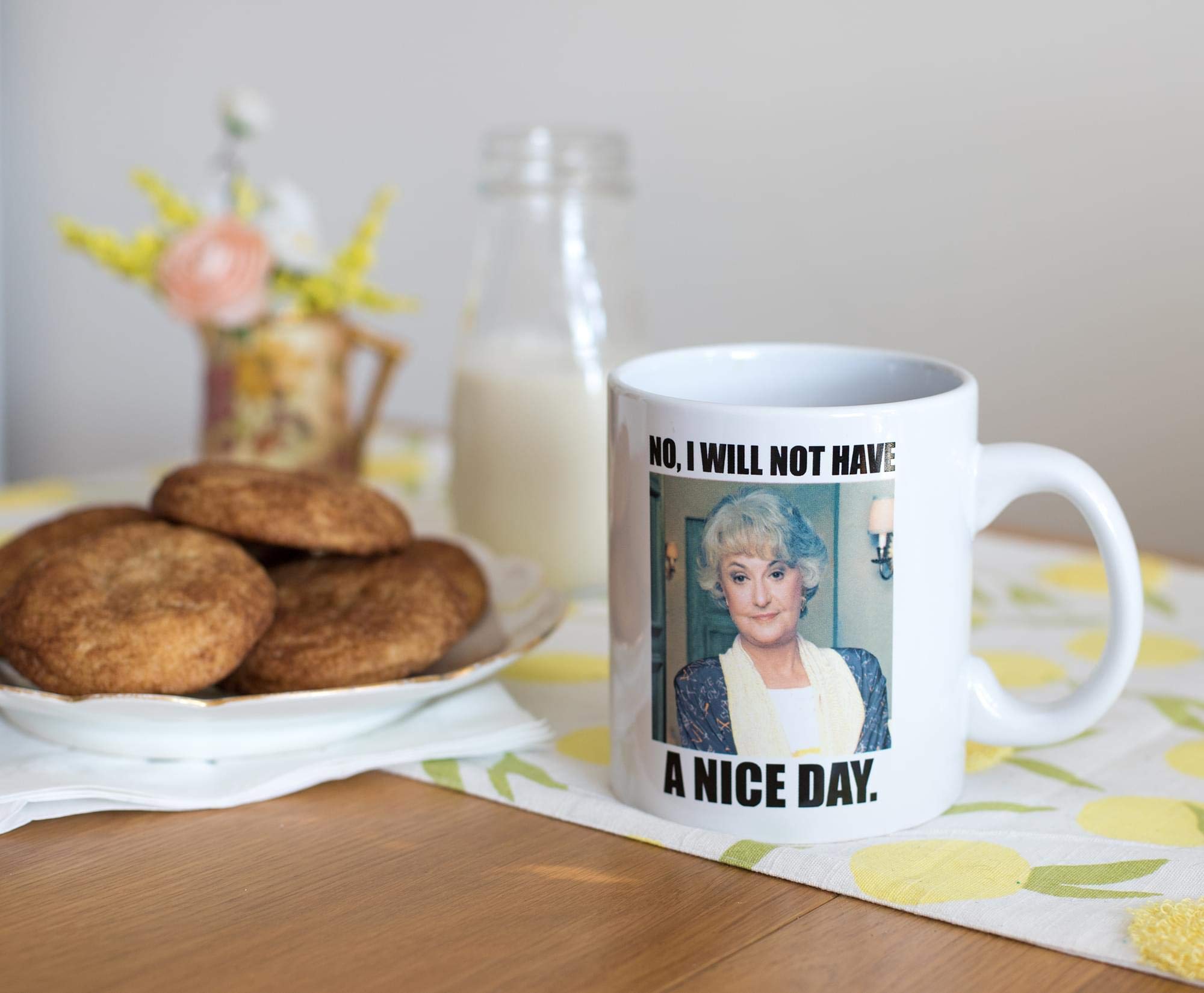 The Golden Girls Dorothy I Will Not Have A Nice Day 20Oz Ceramic Mug Toynk Exclusive