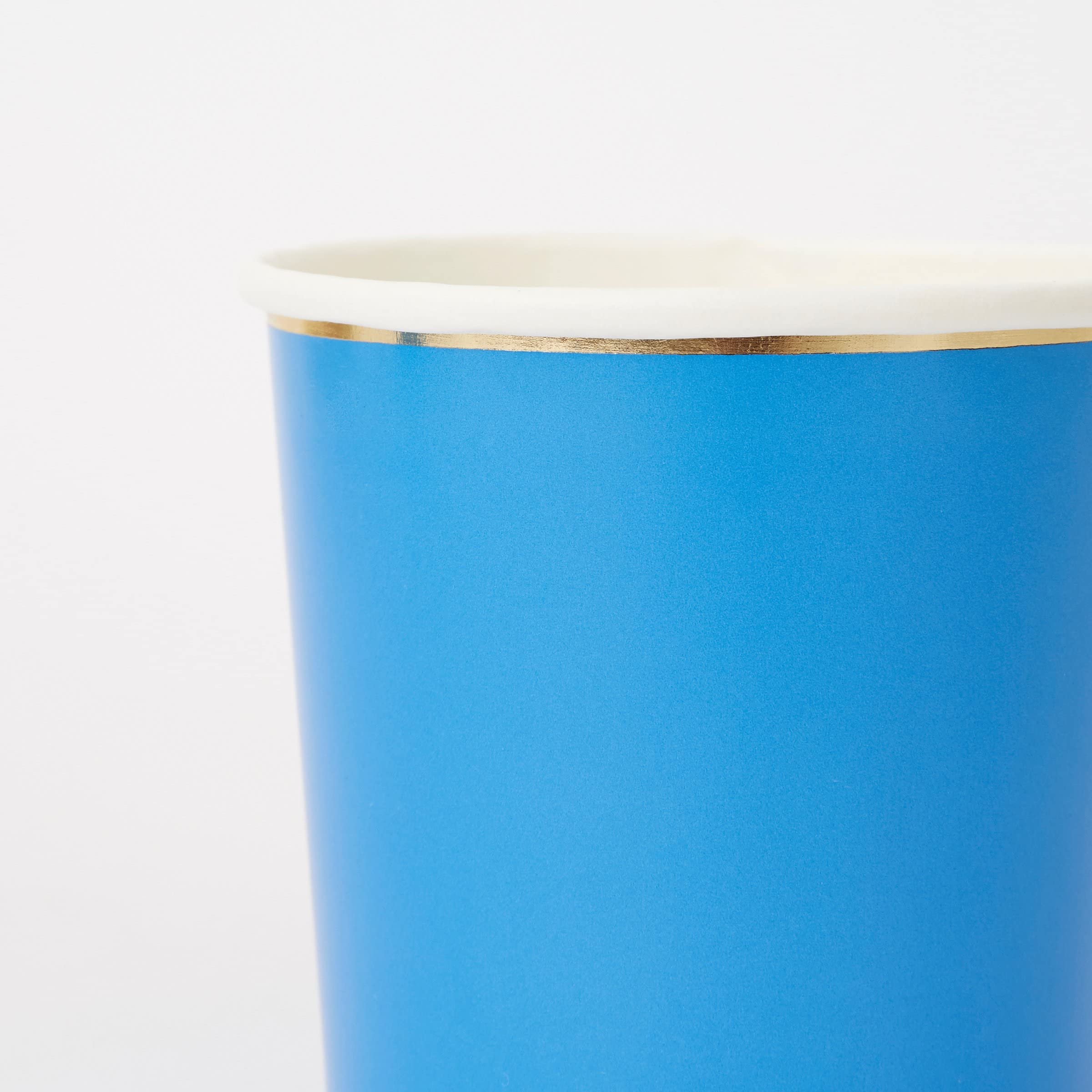 Meri Meri Bright Blue Highball Cups