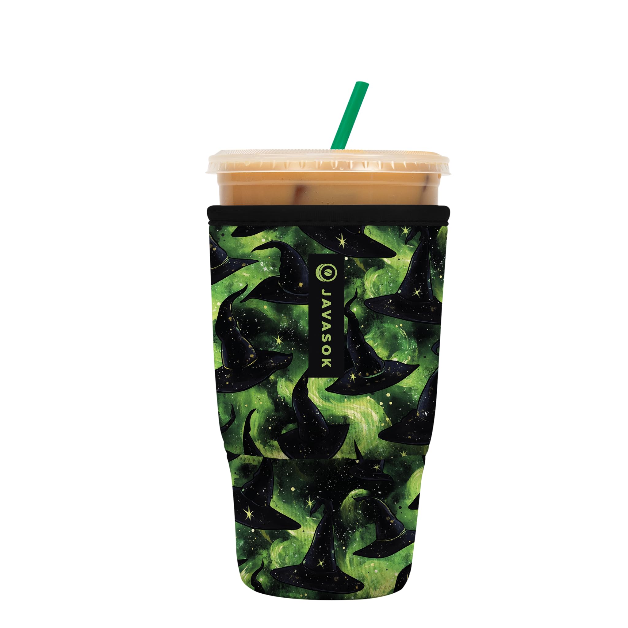Sok It JavaSok Iced Coffee & Cold Soda Insulated Neoprene Cup Sleeve (Born to Fly, Large: 30-32oz)
