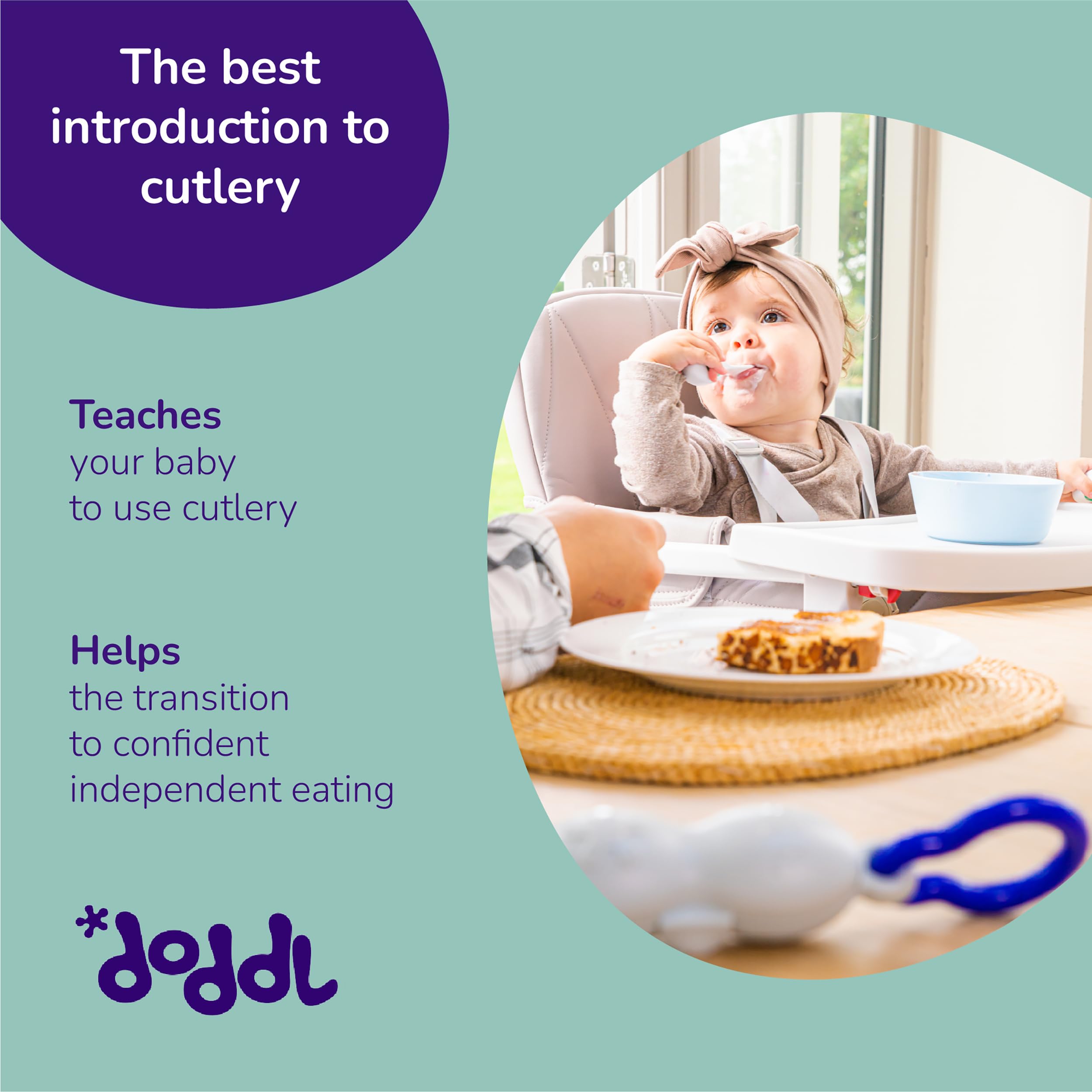doddl Baby Spoon and Fork Set with Travel case